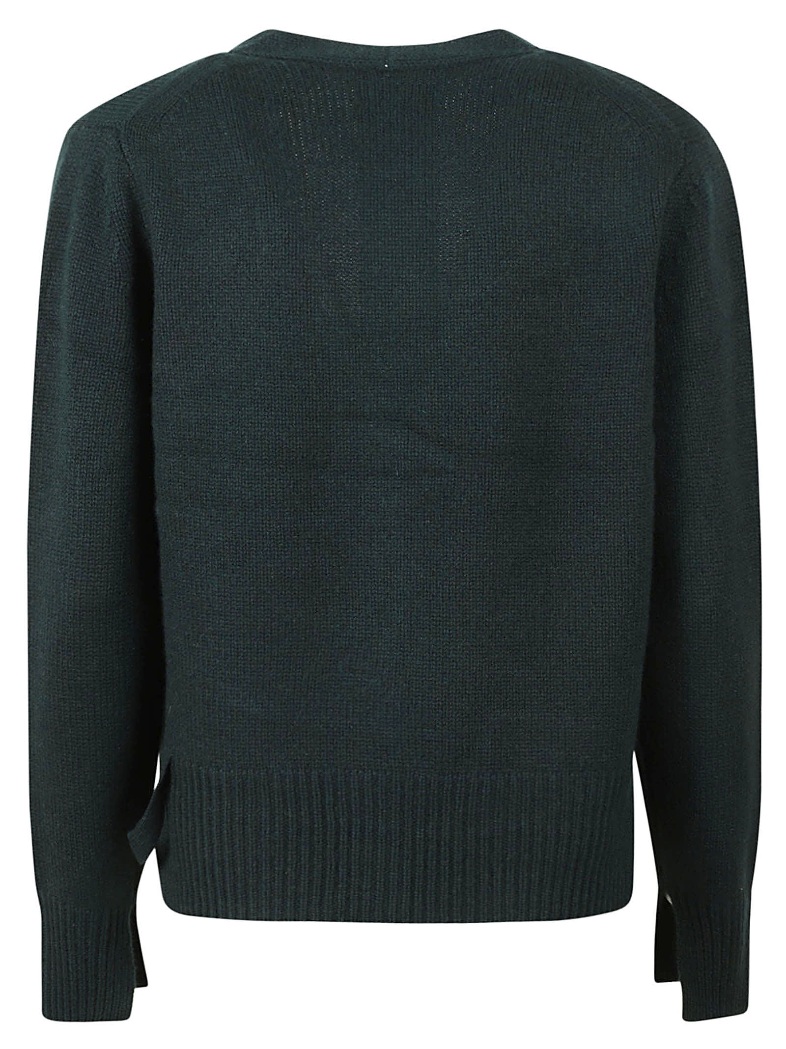 Shop Verybusy Very Busy Sweaters In Verde Bottiglia
