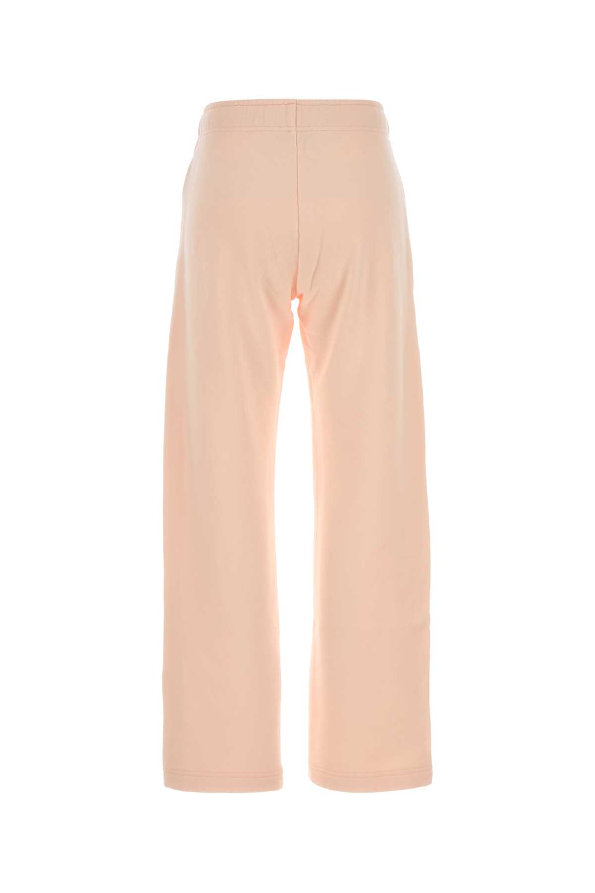 Autry Cotton Joggers With Wide Leg Design In Neutral