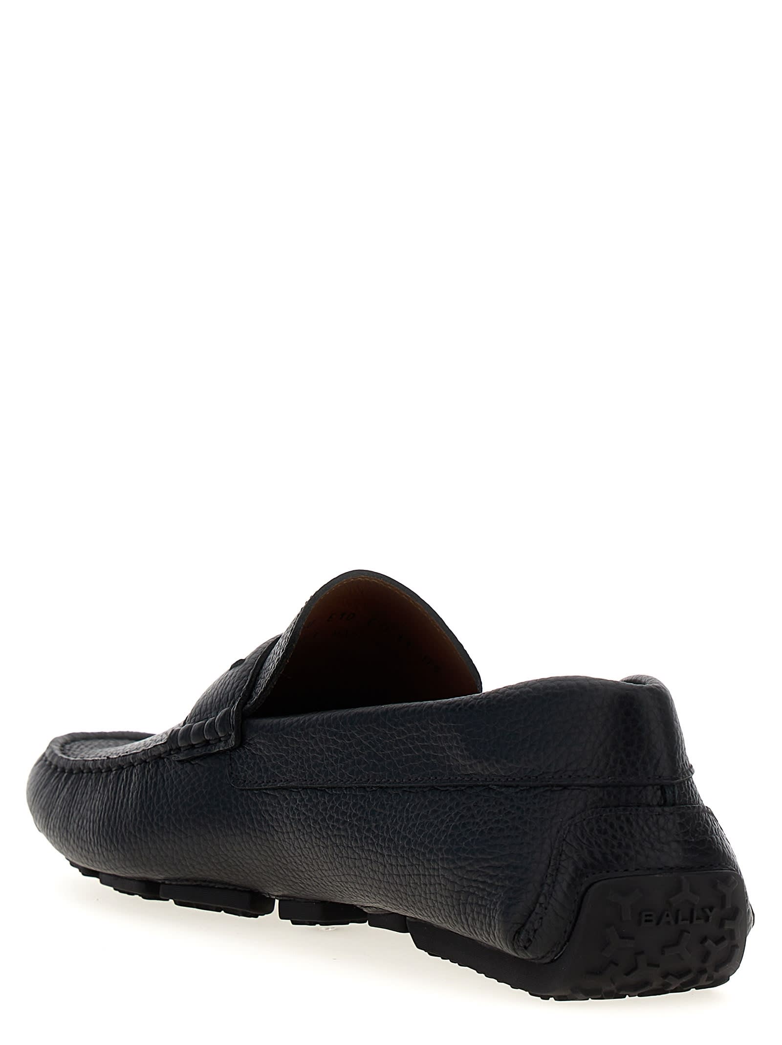 Shop Bally Palven-u Loafers In Black