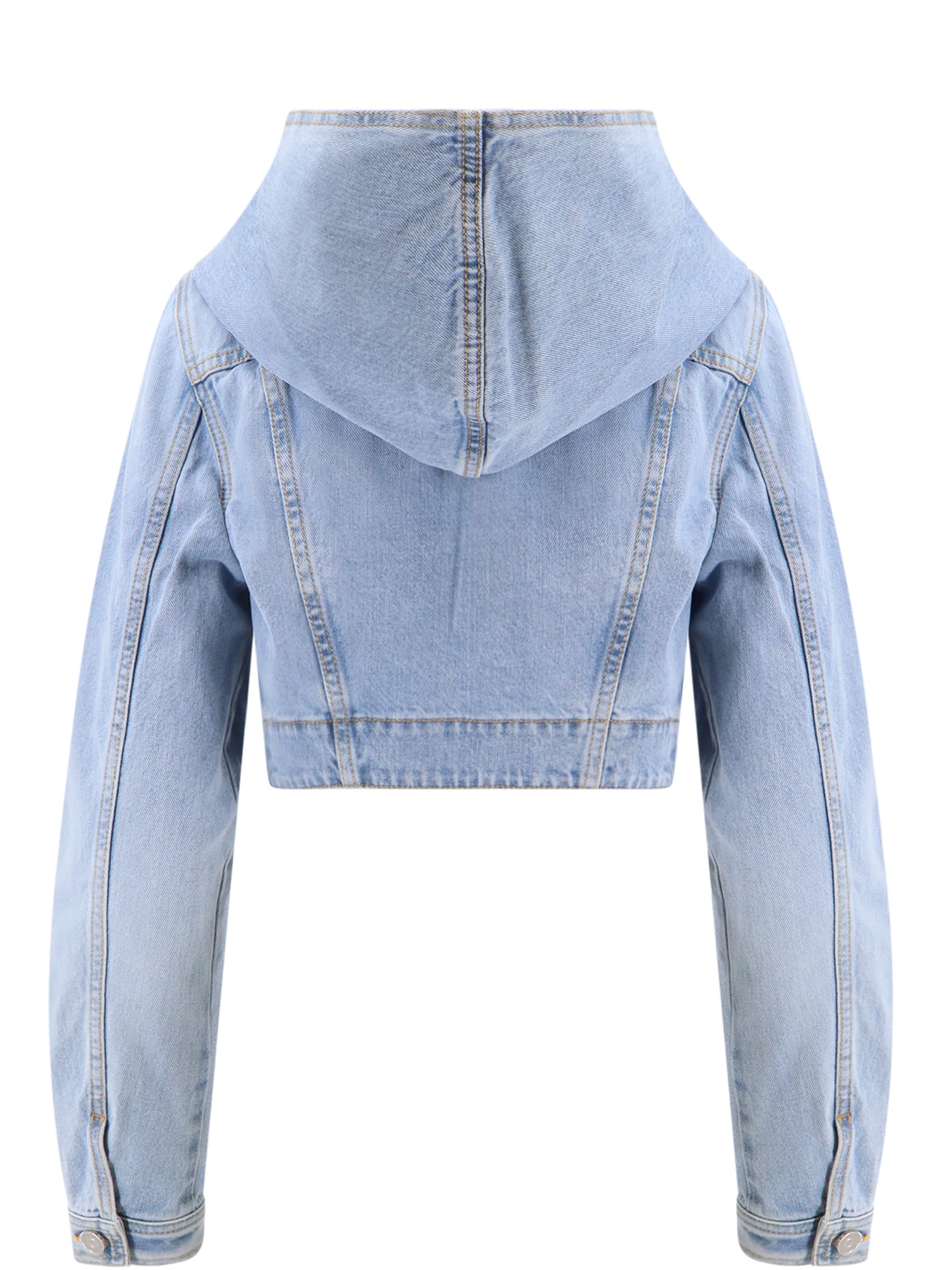 Shop Alaïa Jacket In Clear Blue