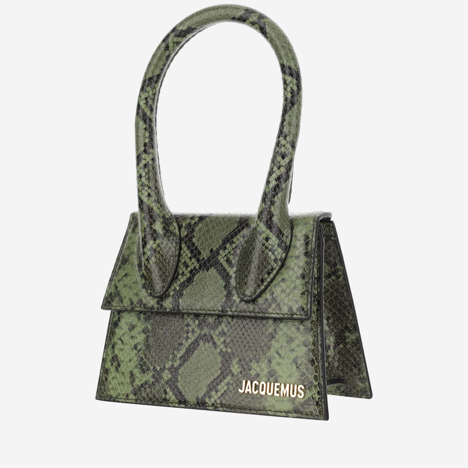 Shop Jacquemus Le Chiquito Moyen Bag In Green