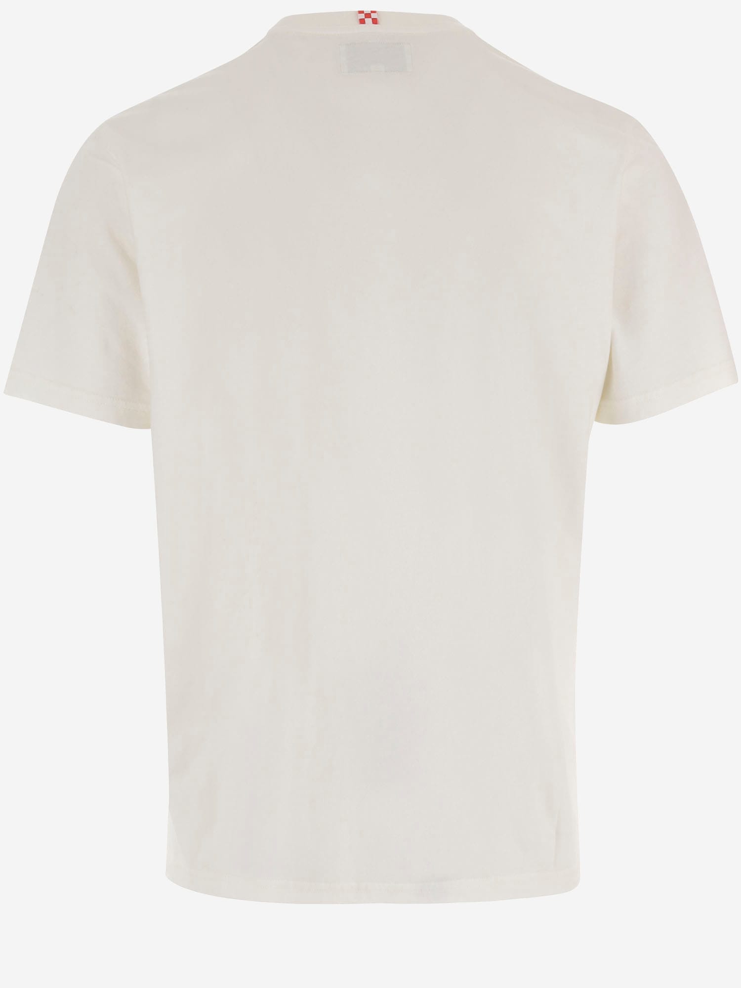 Mc2 Saint Barth Logo-print Round-neck T-shirt In White