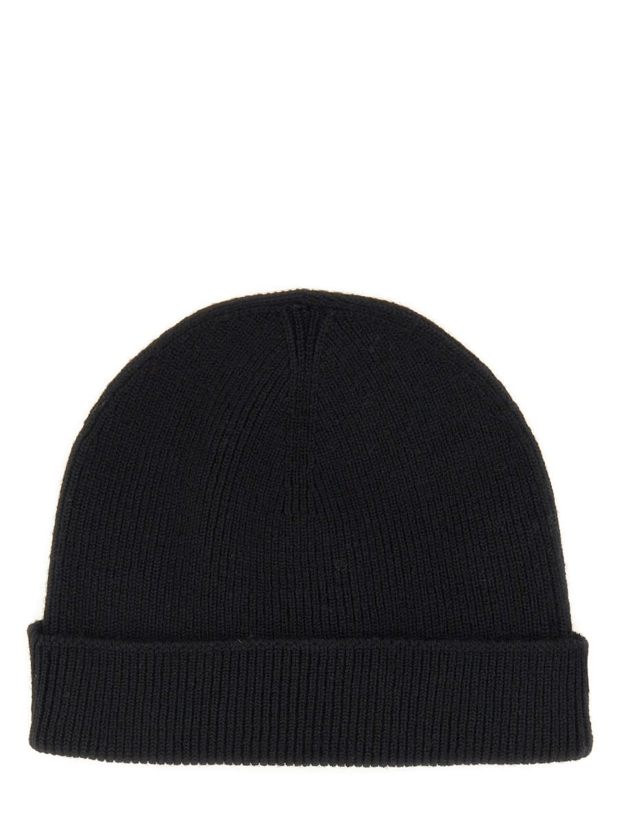 Shop Jil Sander Knit Hat In Nero