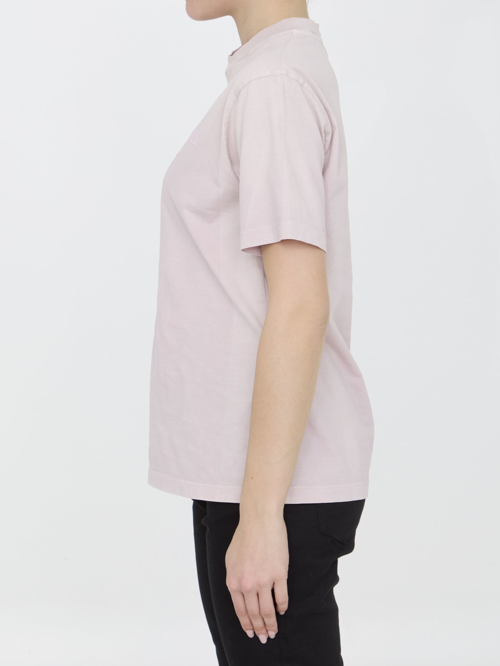 Shop Off-white Laundry Casual T-shirt In Lilac