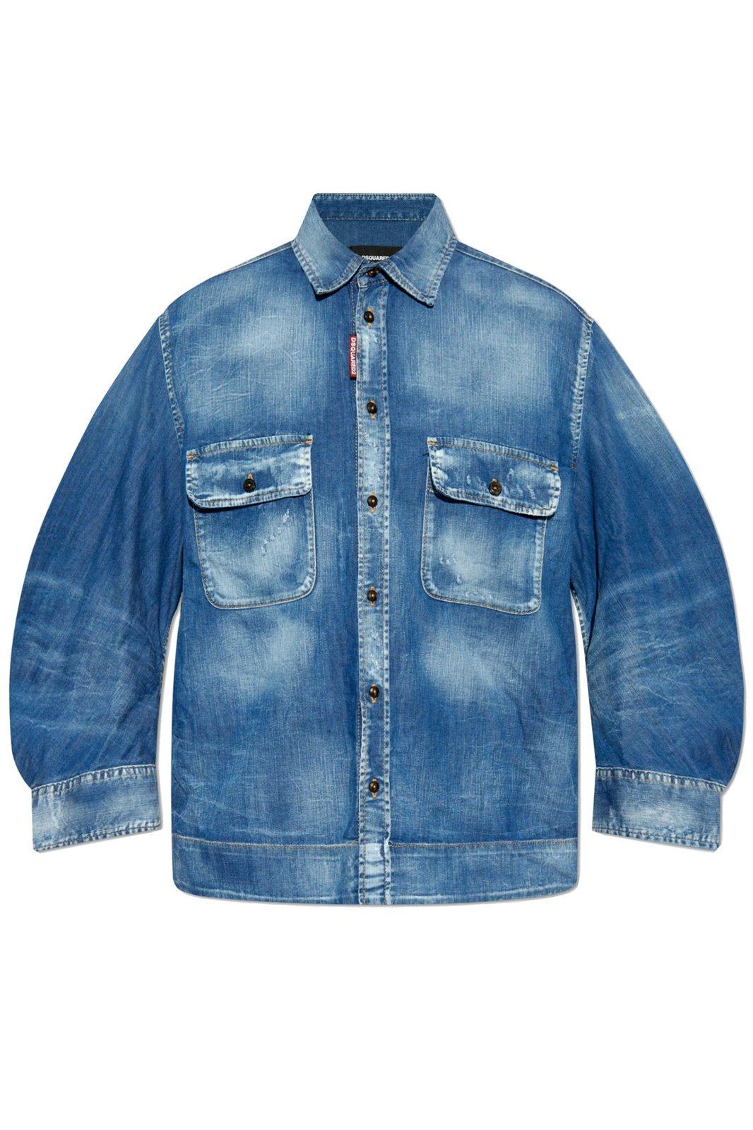 Buttoned Denim Shirt