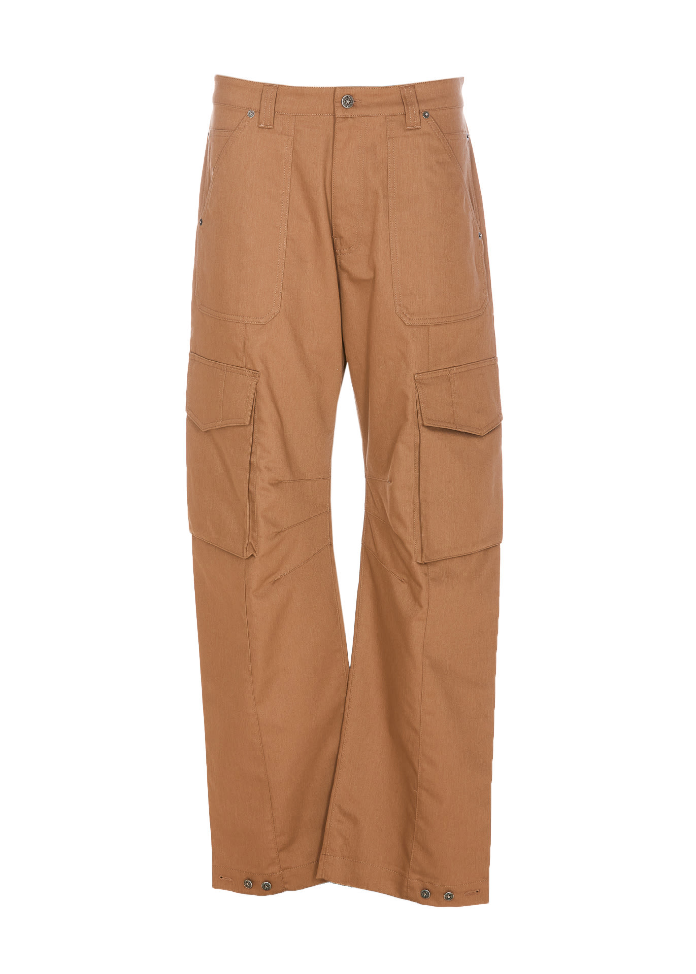 Shop Golden Goose Cargo Pants In Brown