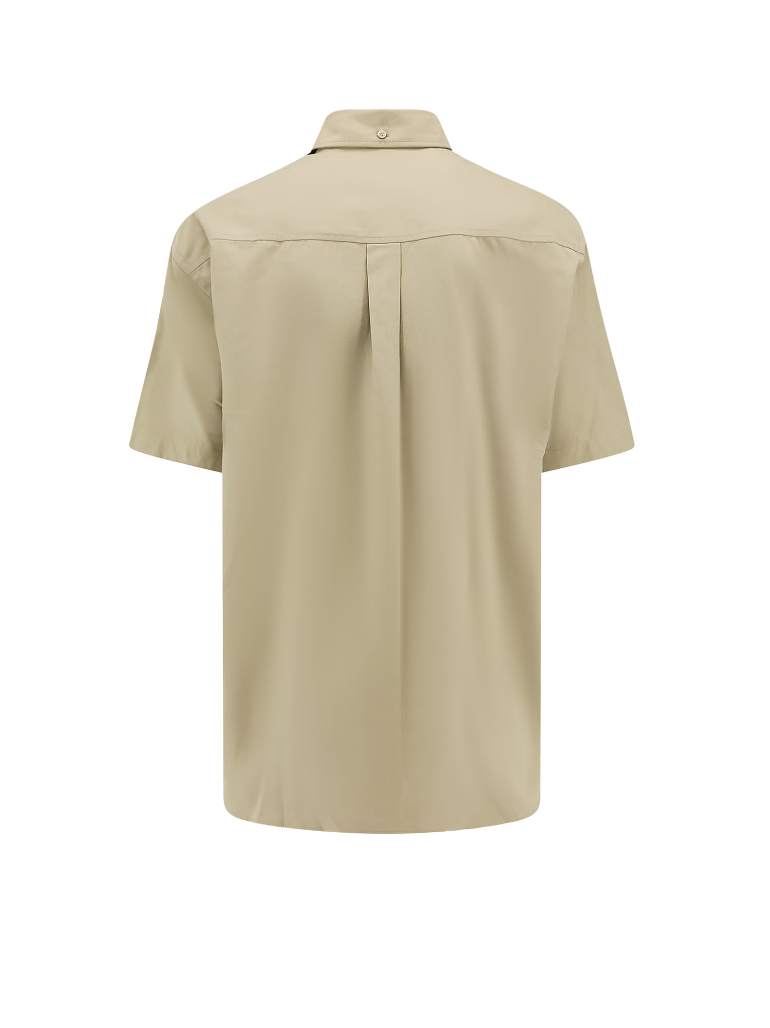 Shop Burberry Short-sleeved Shirt In Hunter