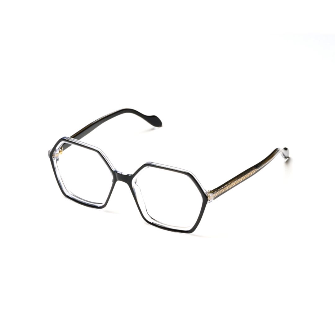 Kador Eyeglasses Exagon Glamour In Black