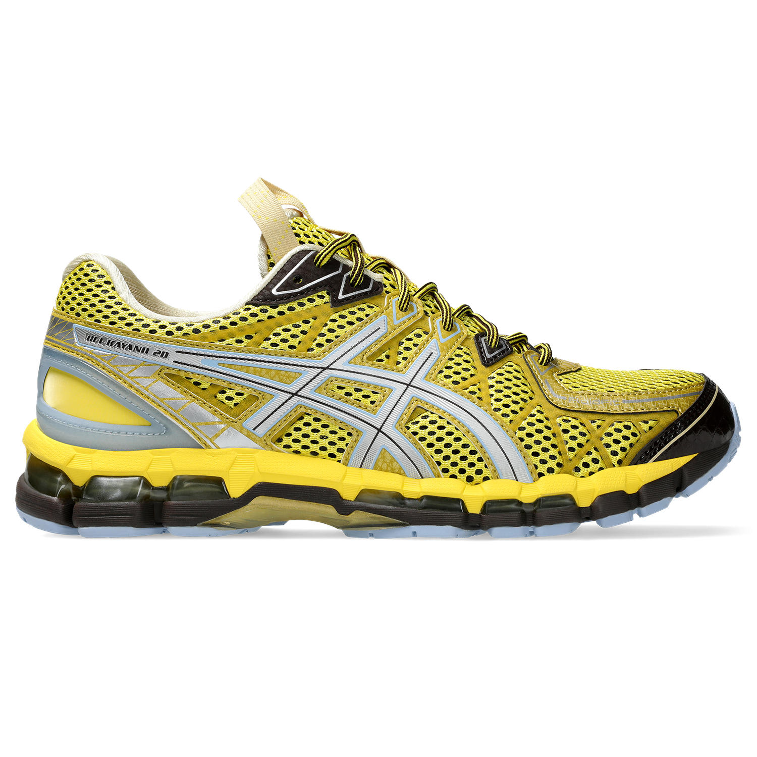 Shop Asics Ub9-s Gel-kayano 20 In Vibrant Yellow Pure Silver