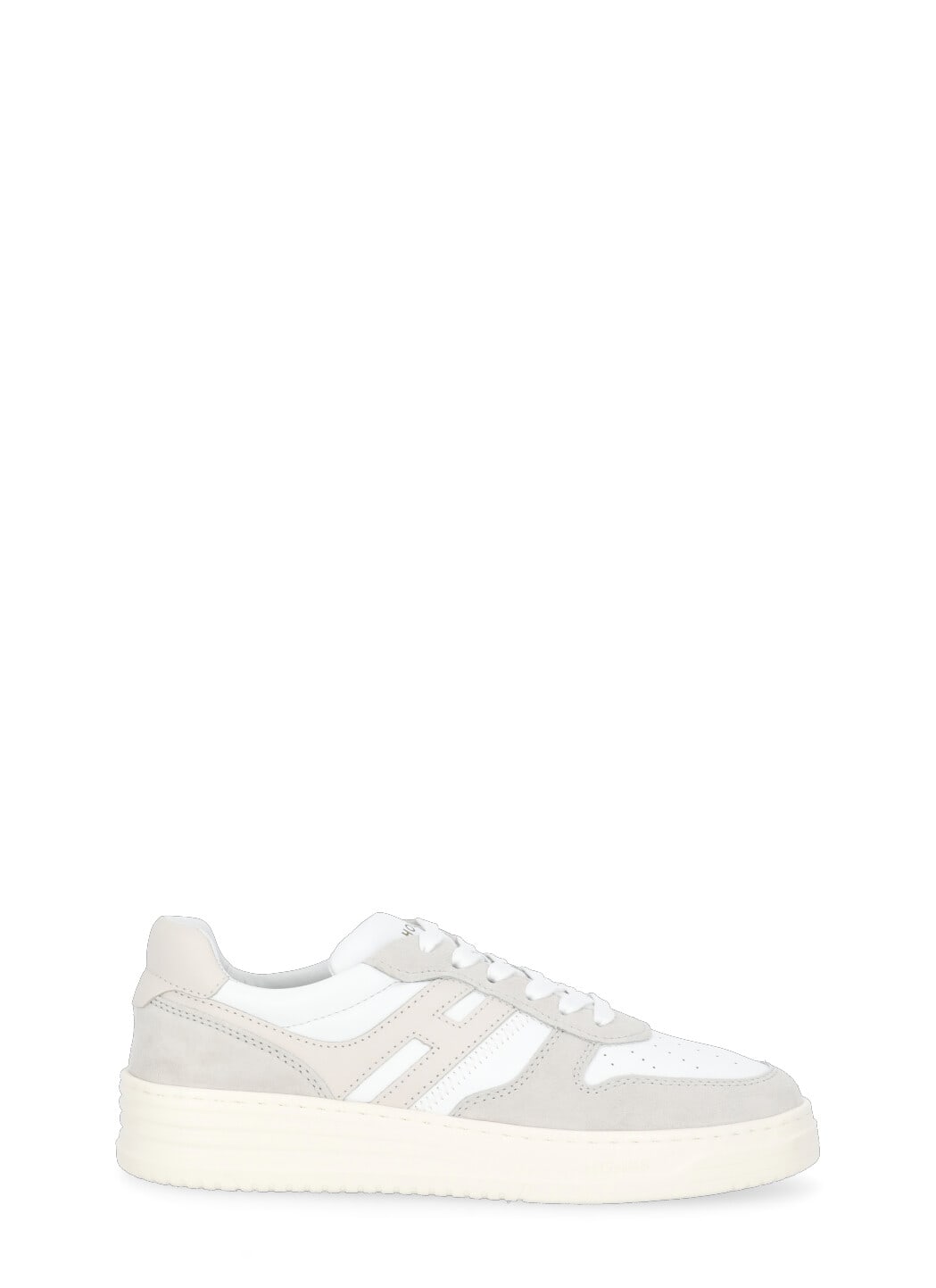 Hogan H630 Leather And Suede Sneakers In Beige