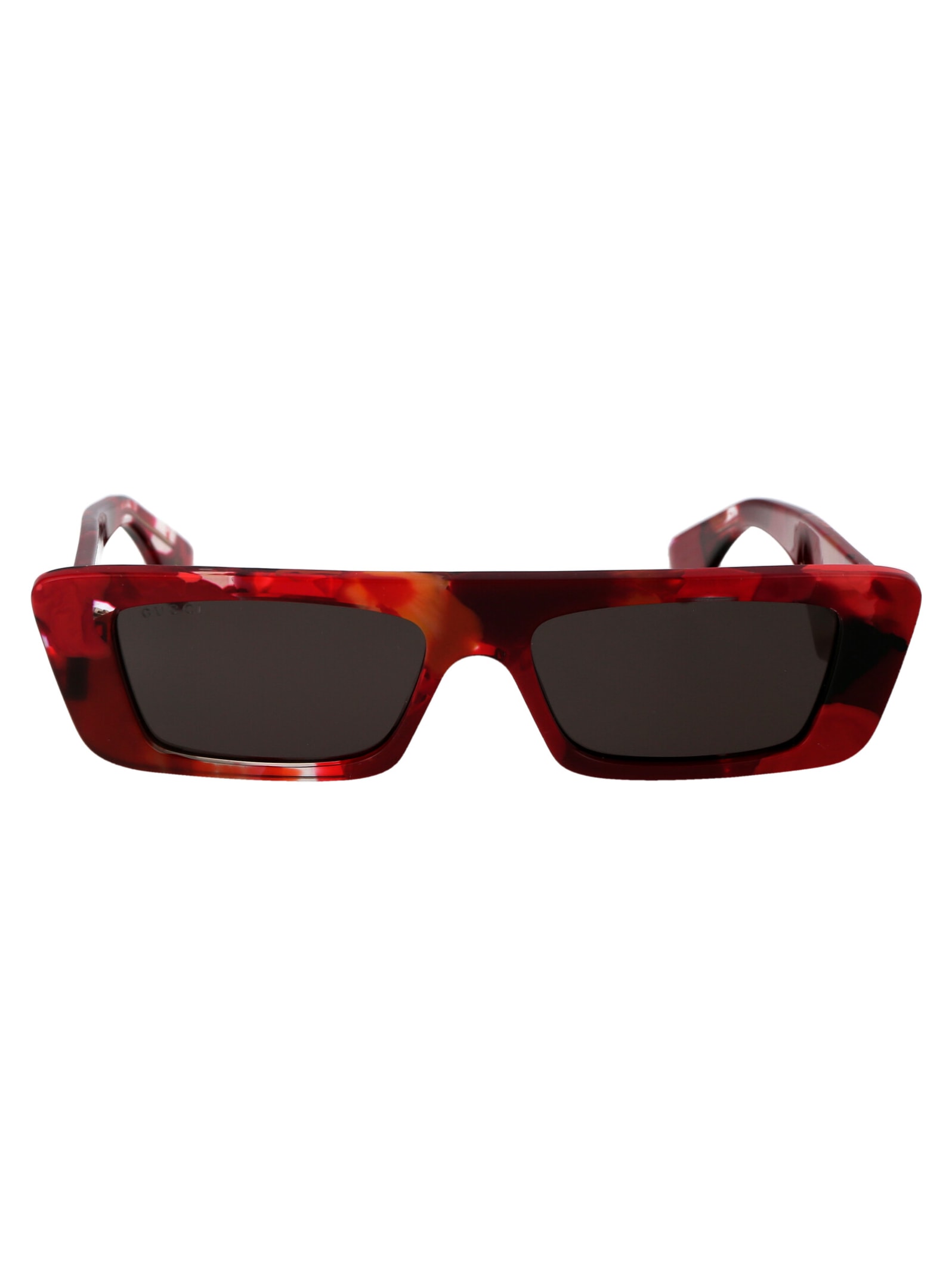 Shop Gucci Gg1625s Sunglasses In 002 Red Red Grey