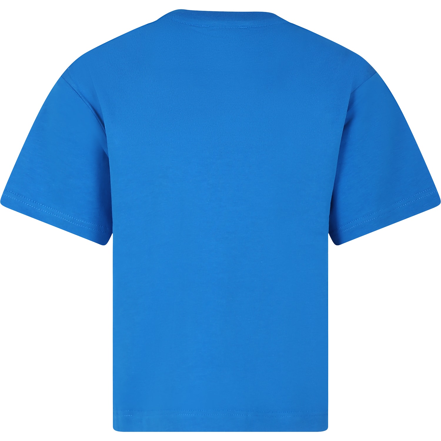 Shop Little Marc Jacobs Blue T-shirt For Kids With Logo