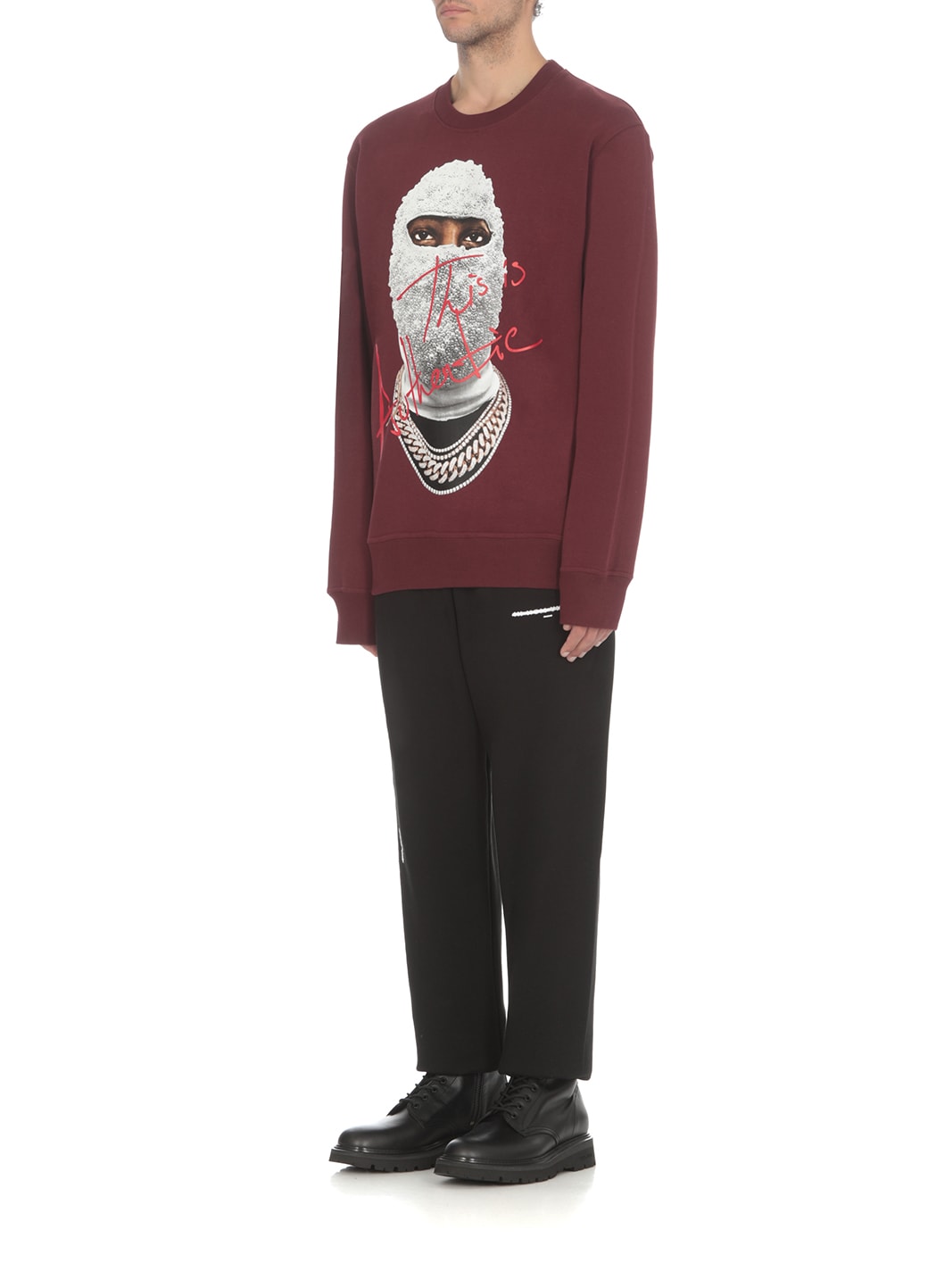 Shop Ih Nom Uh Nit Mask Authentic Sweatshirt In Bordeaux