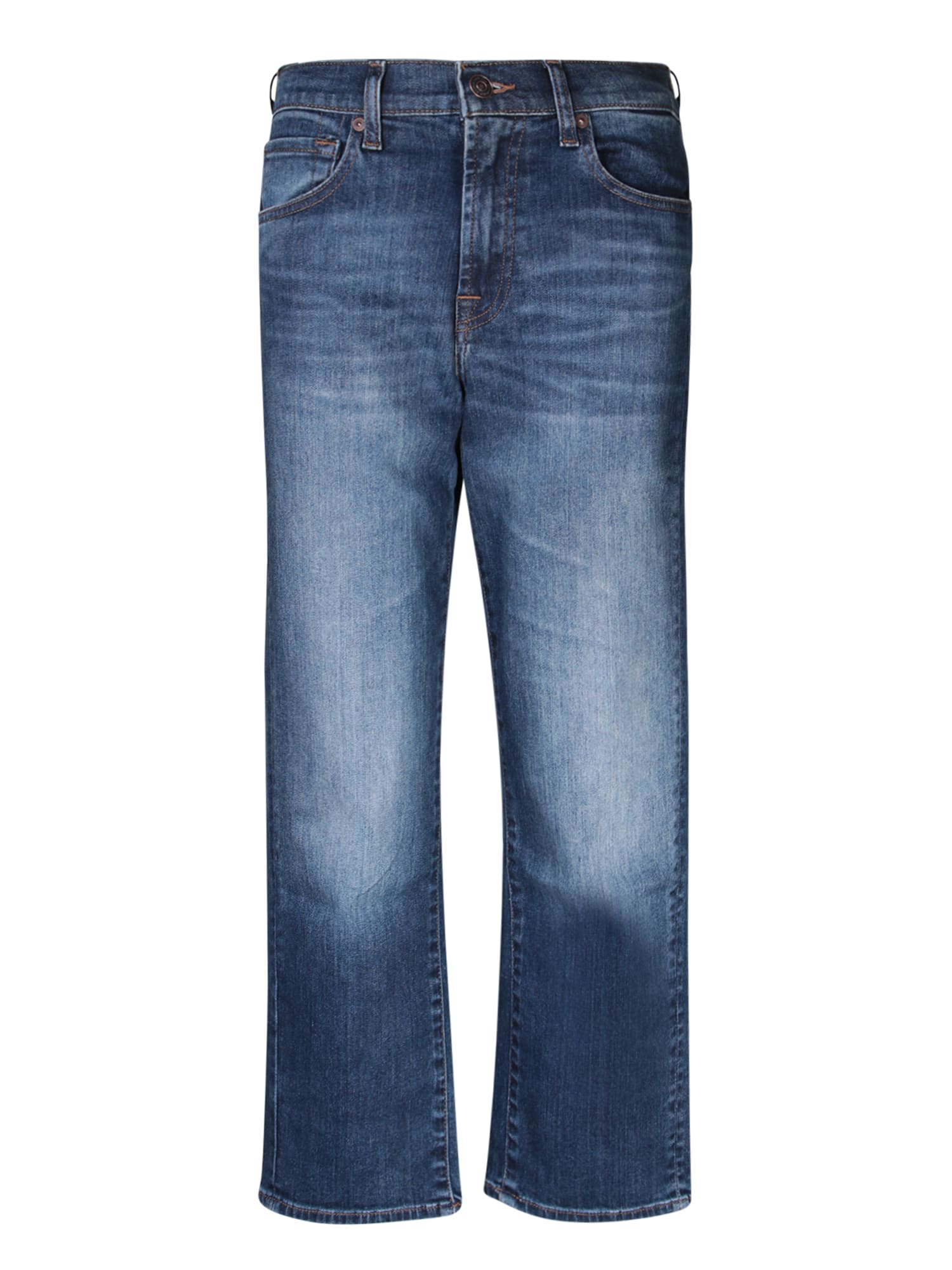 Shop 7 For All Mankind The Modern Straight Blue Jeans