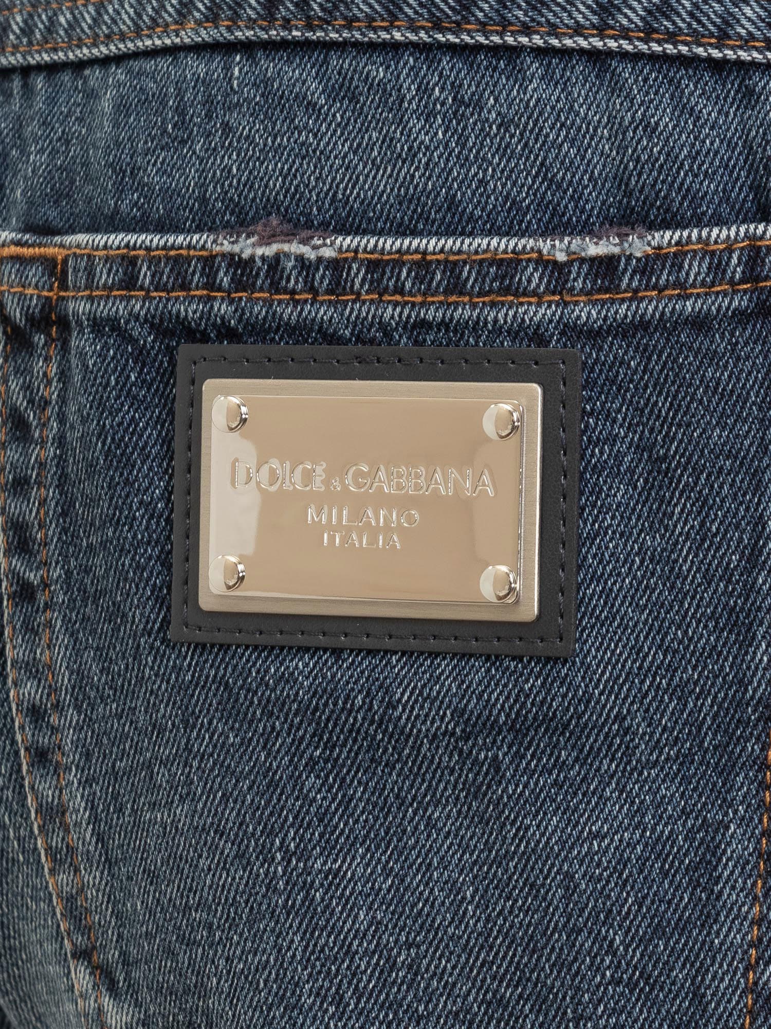 Shop Dolce & Gabbana Jeans In Denim Var Abbinata