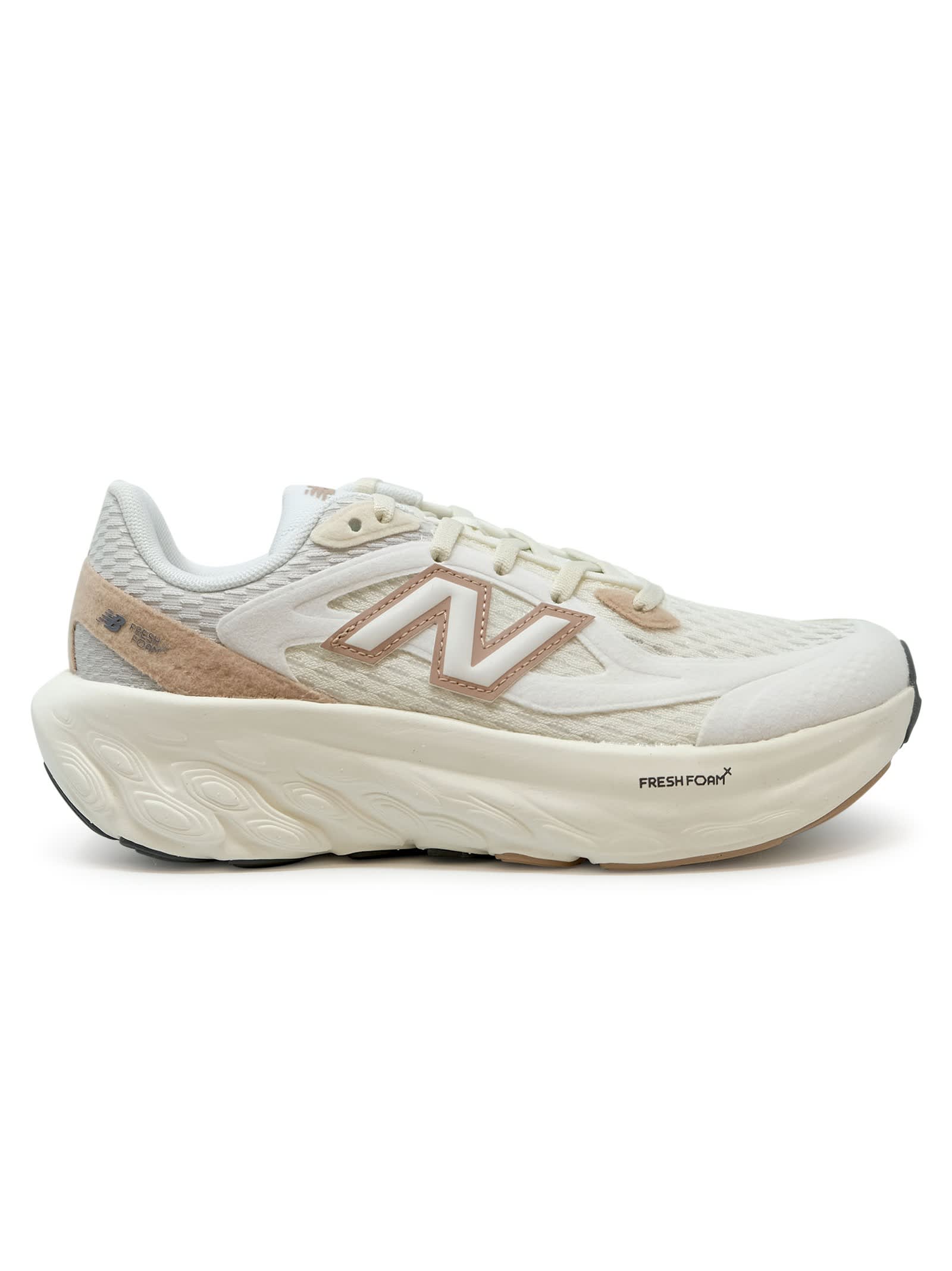 New Balance Bisque Synthetic Mesh Sneaker In Neutral