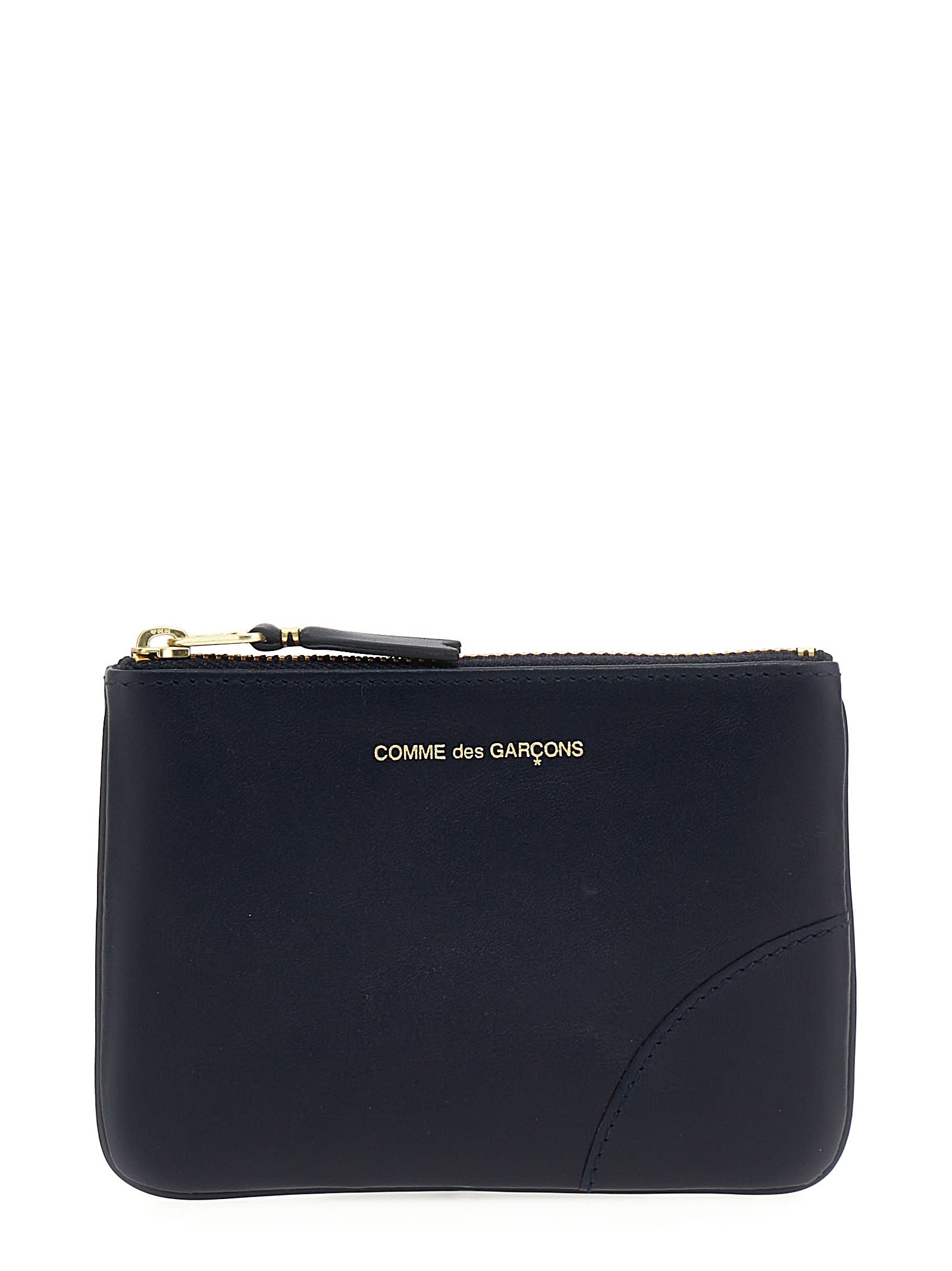 Comme Des Garçons Arecalf Card Holder In Blue
