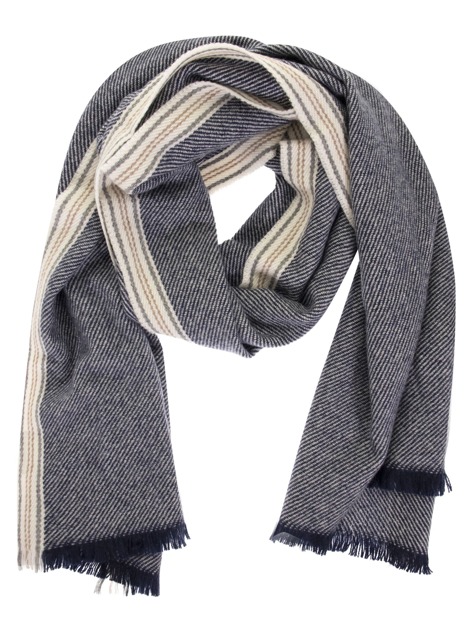 Cashmere Scarf With Selvedge