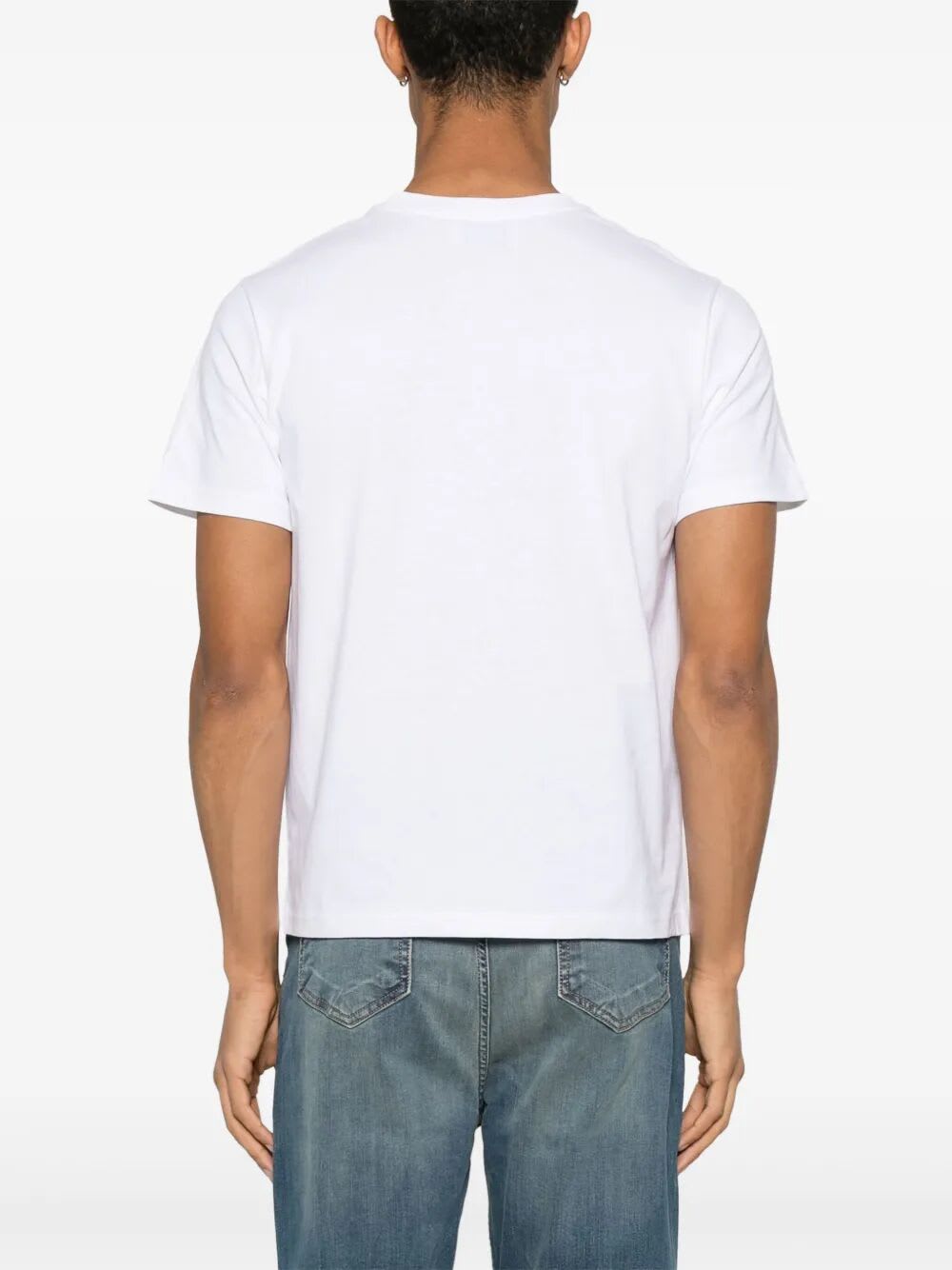 Coperni Logo-print Cotton T-shirt In Gray