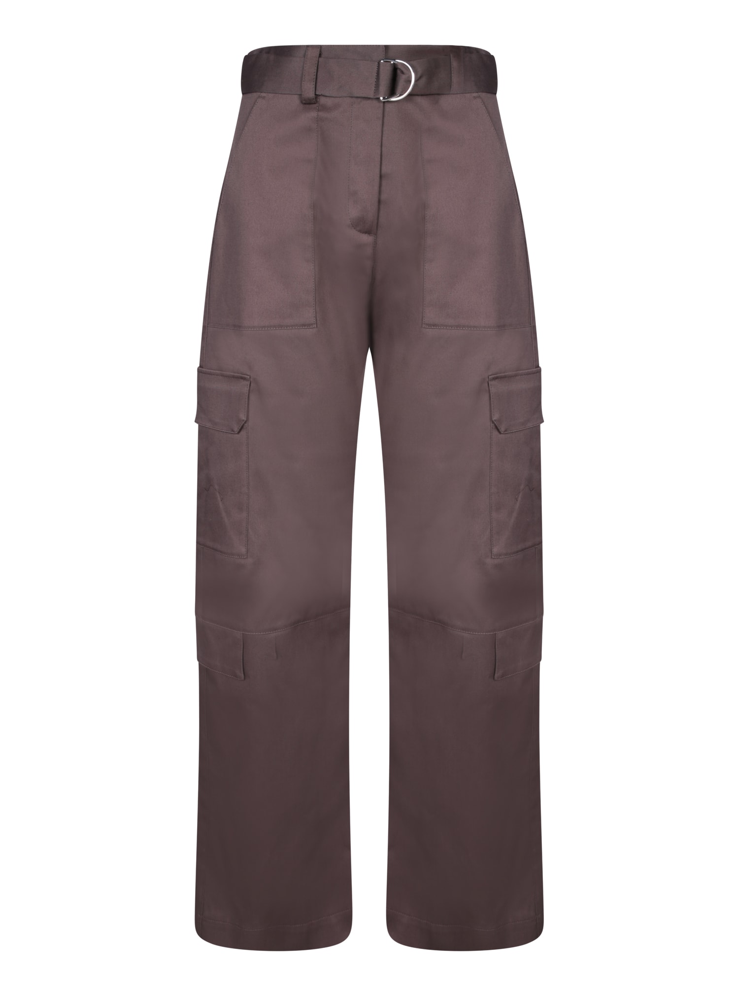 Shop Msgm Brown Cargo Trousers