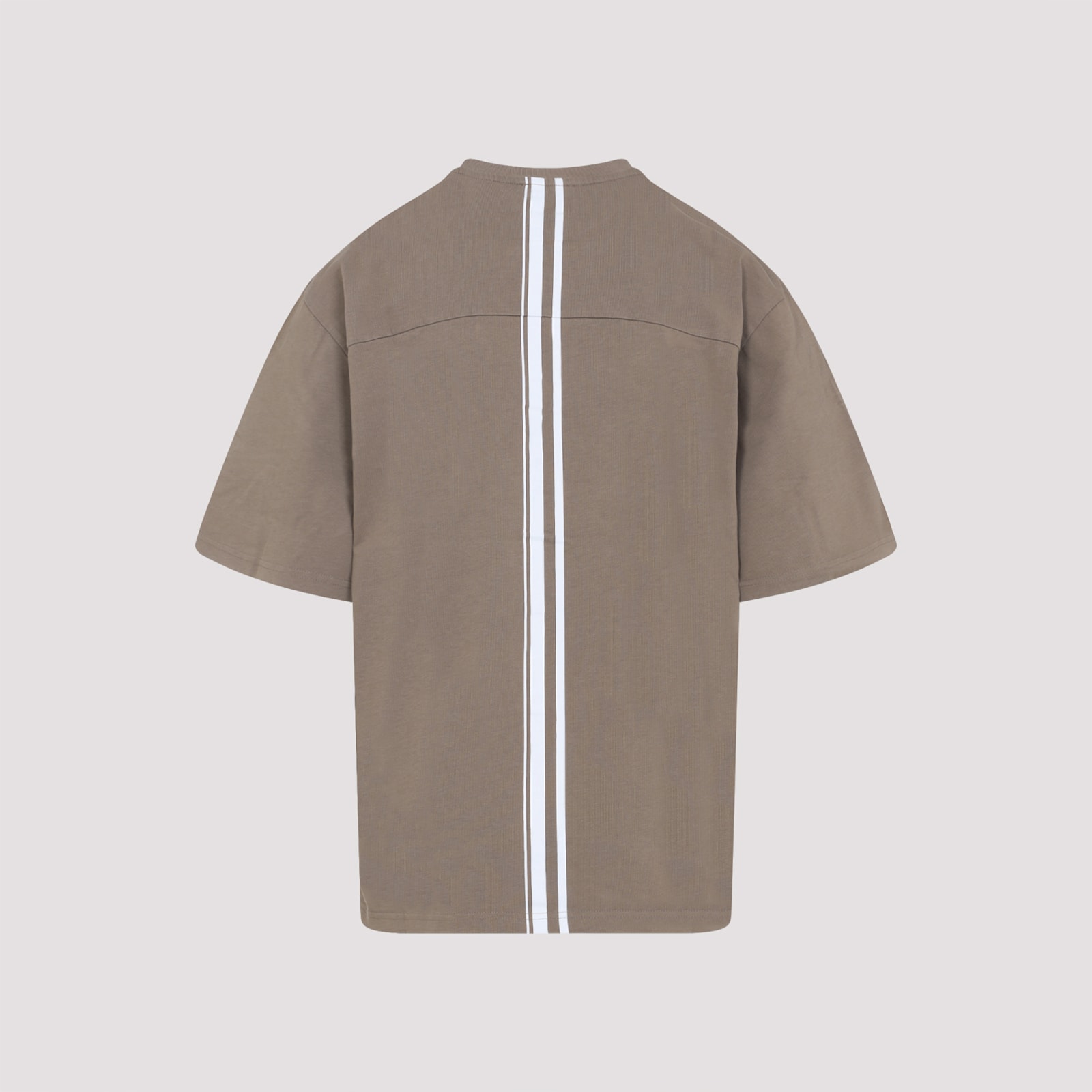 Mordecai Mud Brown Cotton Classic Fit T-shirt In Brown