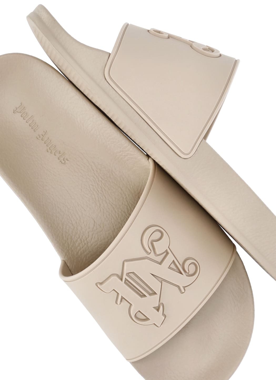 Palm Angels Sandals Beige In Beige