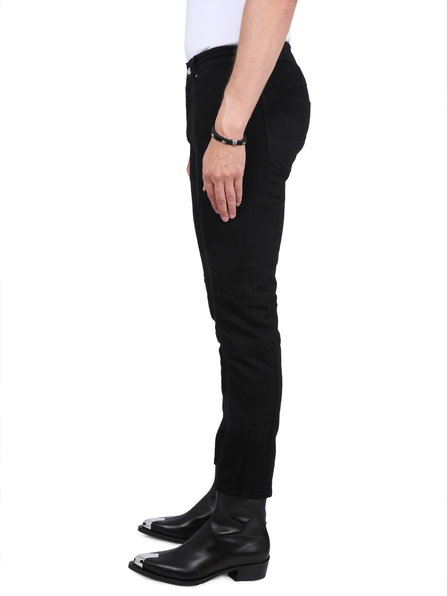 Alexander Mcqueen Trousers Denim Five Pockets In Black