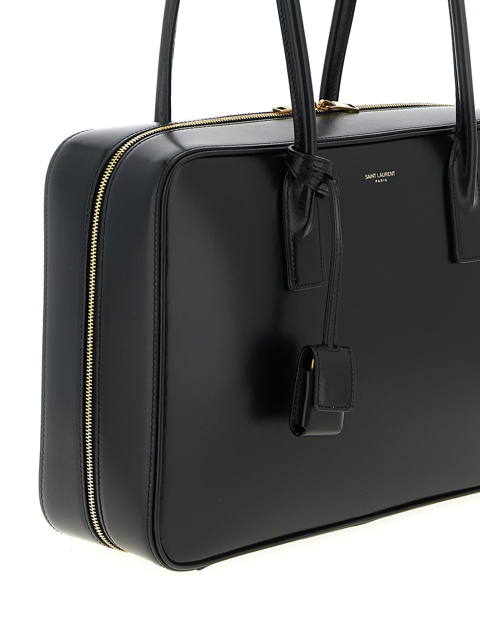 Saint Laurent Sac De Jour In Box Shoulder Bag In Black