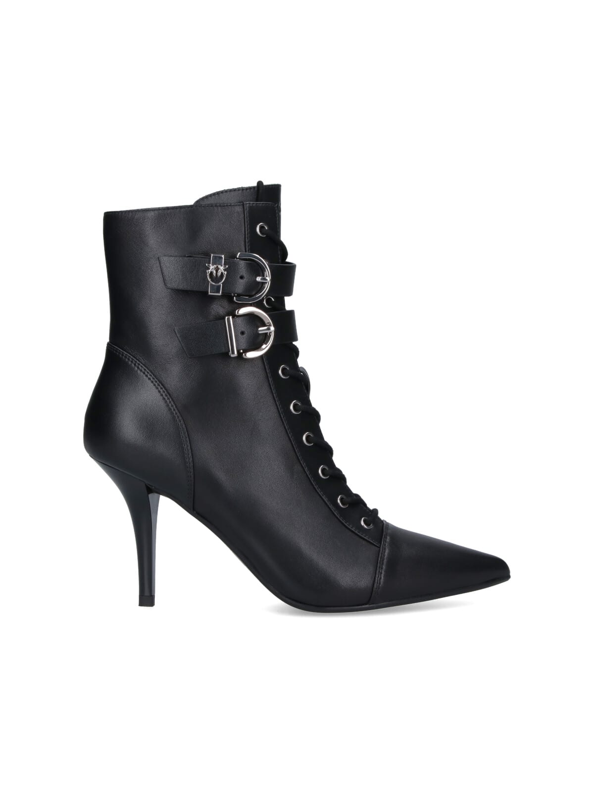 Pinko Lucy 27 Ankle Boots In Black