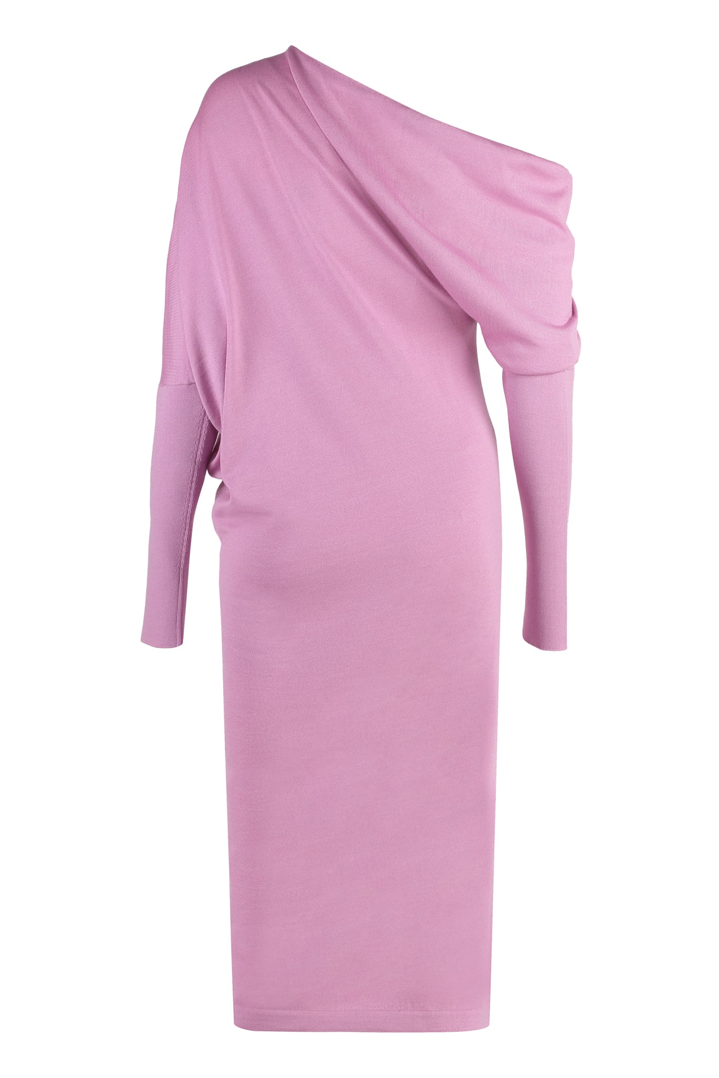 Tom Ford One Shoulder Dress In Pink