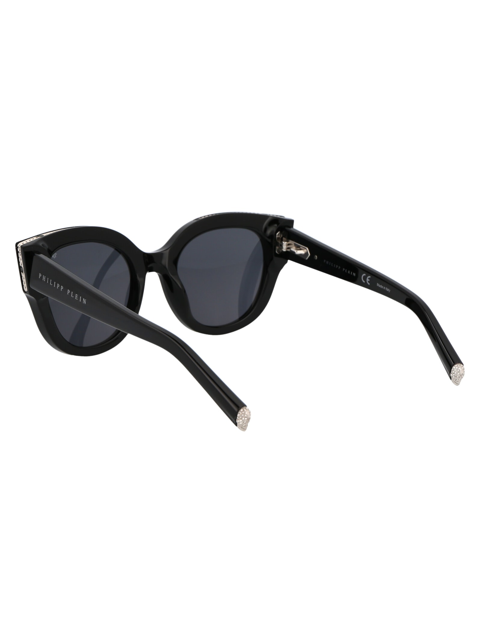 Shop Philipp Plein Plein Nobile Milan Sunglasses In 0700 Black