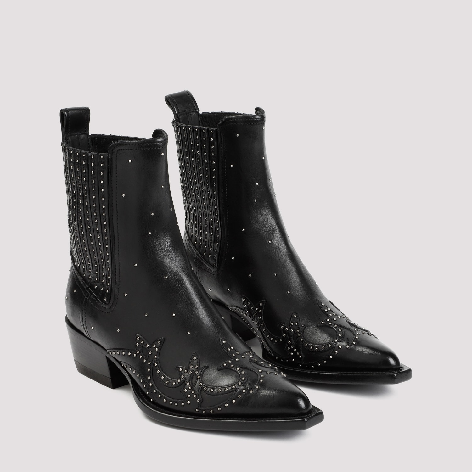 Shop Golden Goose Debbie Beatles Boots In Black