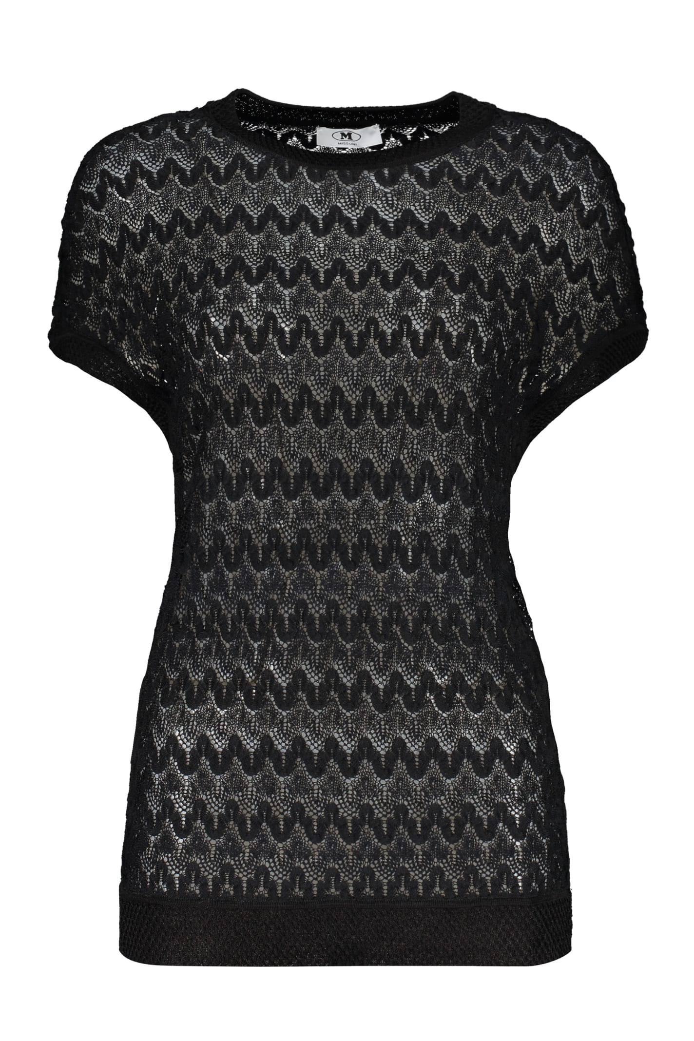 Missoni Knitted Top In Black