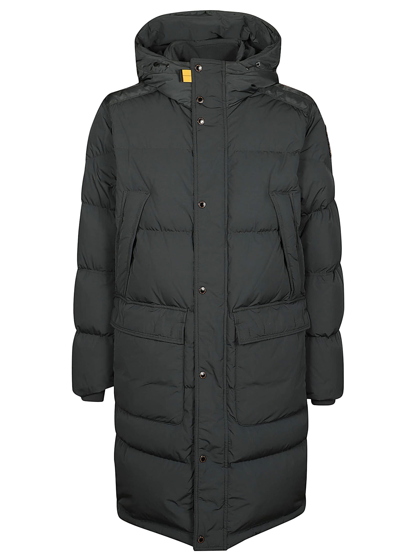 Shop Parajumpers Long Bear Down Parka In Green Gables