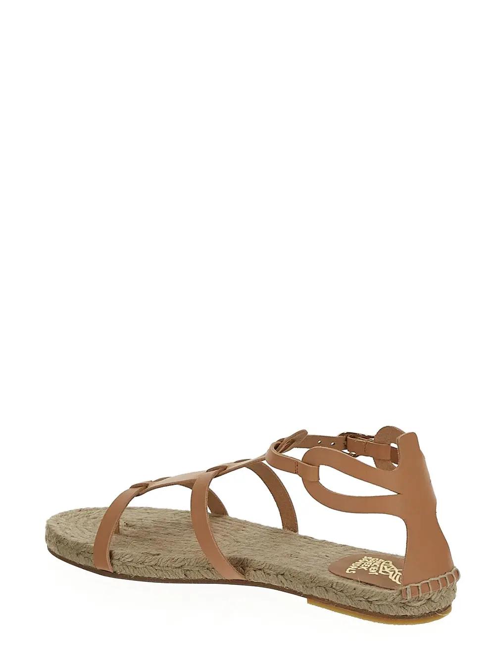 Shop Ancient Greek Sandals Delos Sandal In Cream