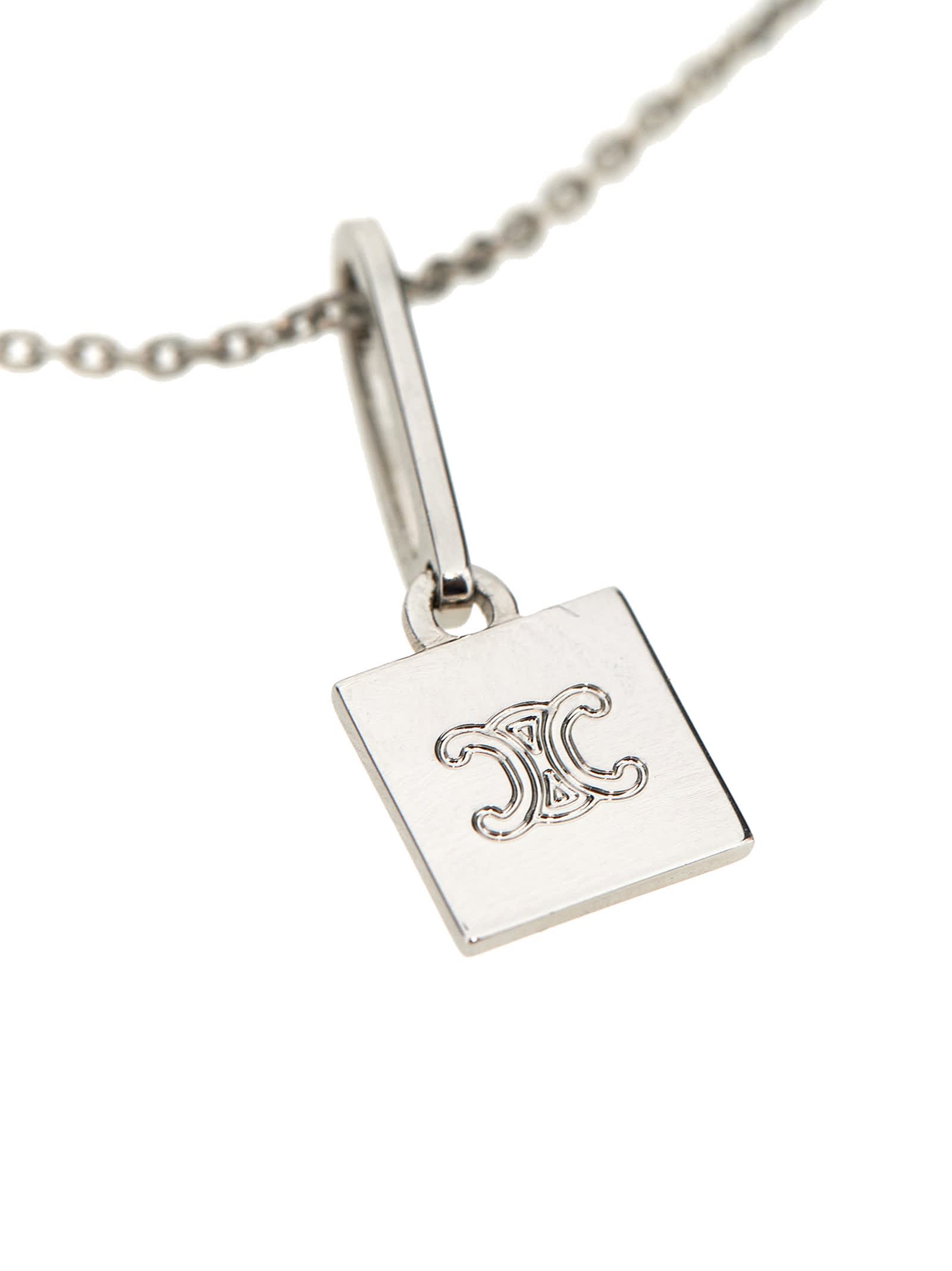Celine Triomphe Jewelry Silver In Silver