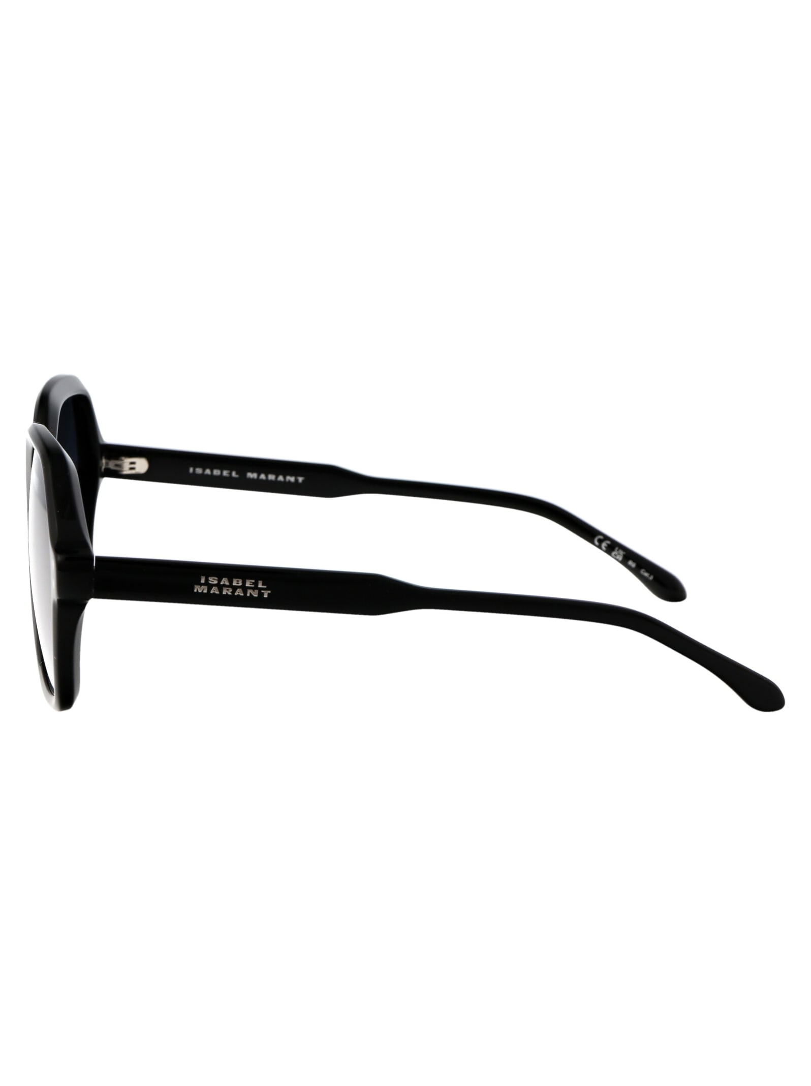 Isabel Marant Black Acetate Sunglasses In Black