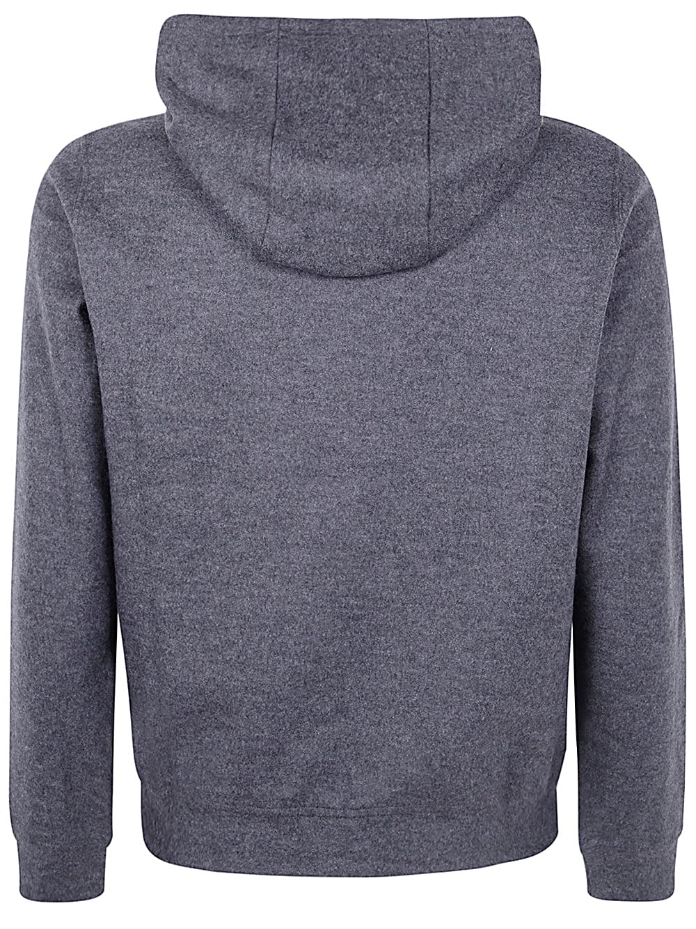 Shop Filippo De Laurentiis Long Sleeves Hoodie Fullzip In Grey