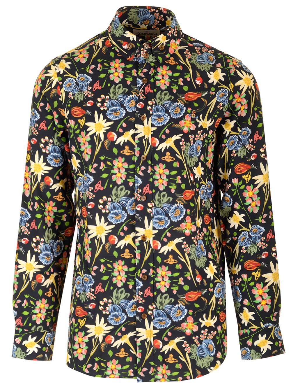 Vivienne Westwood Flower Print Shirt In Multicolor