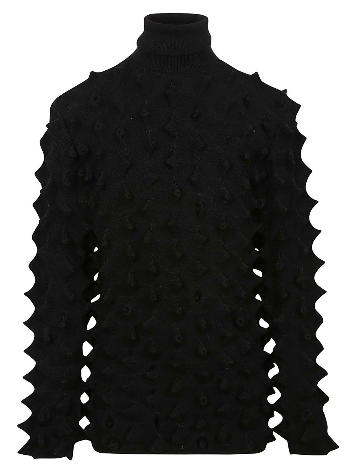 Shop Ambush Turtleneck Knitted Jumper In Black