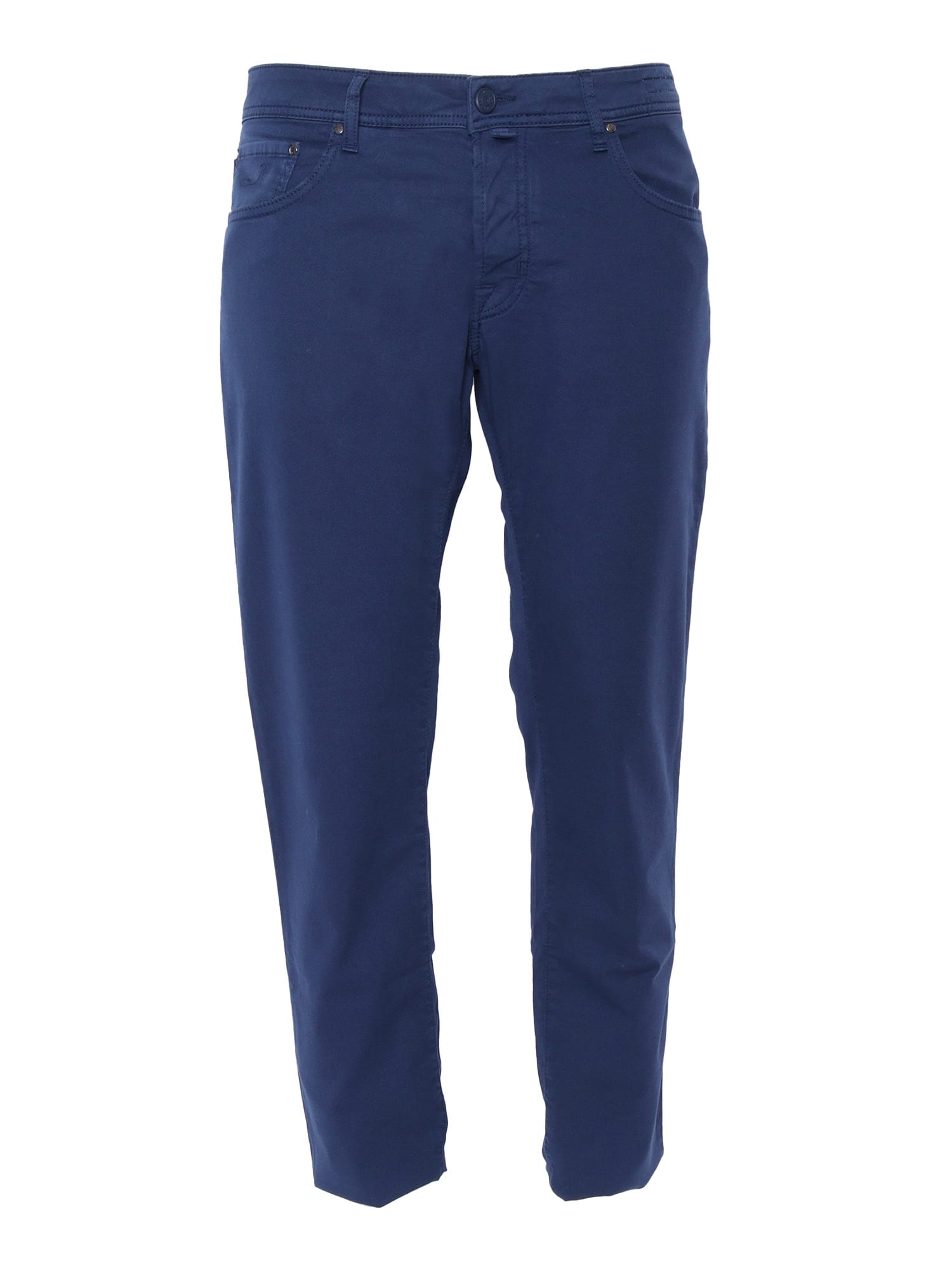 Shop Jacob Cohen Elegant 5 Pocket Trousers In Blue