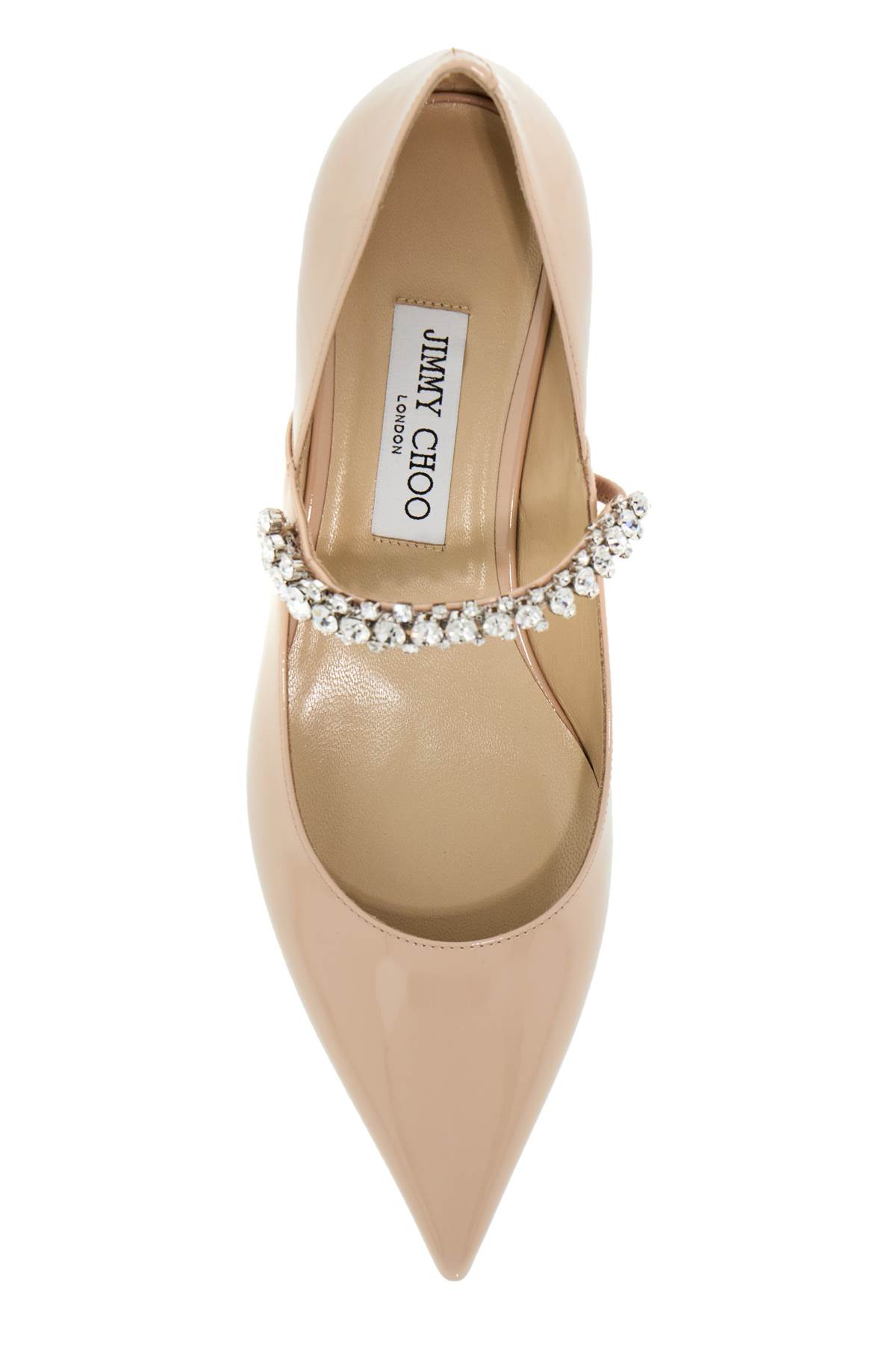 Shop Jimmy Choo Bing Pump Flat In Macaron