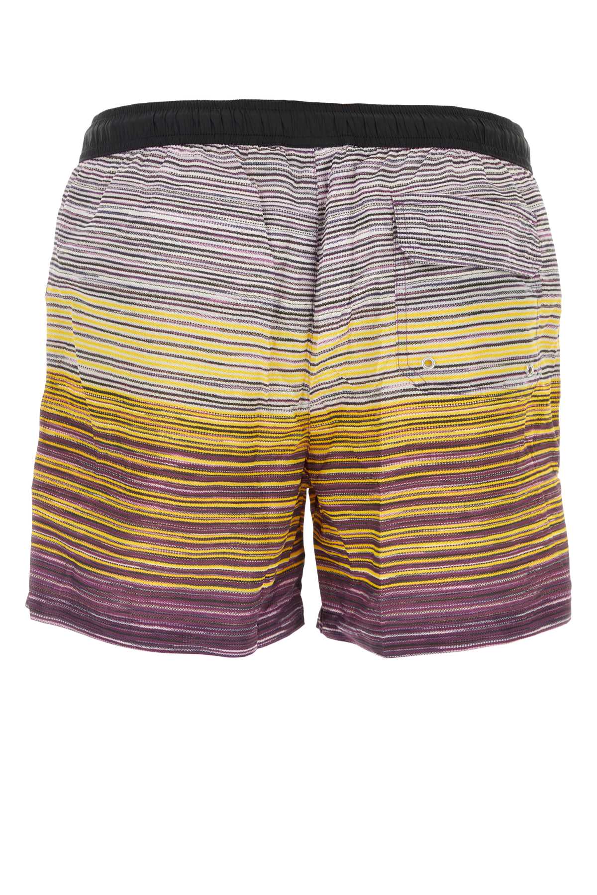 Shop Missoni Printed Polyester Blend Swimming Shorts In Yelviopur