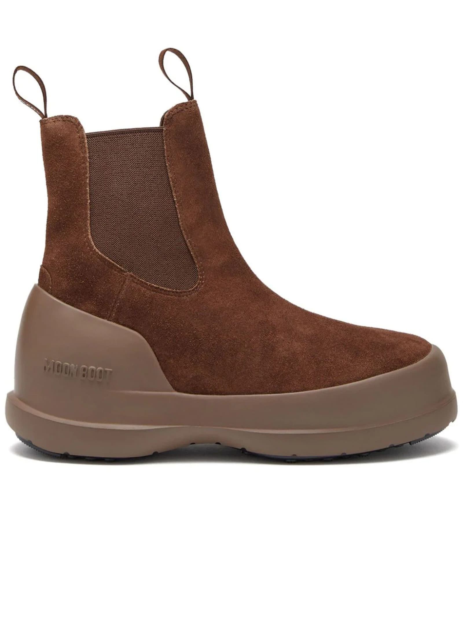 Luna Brown Suede Chelsea Boots