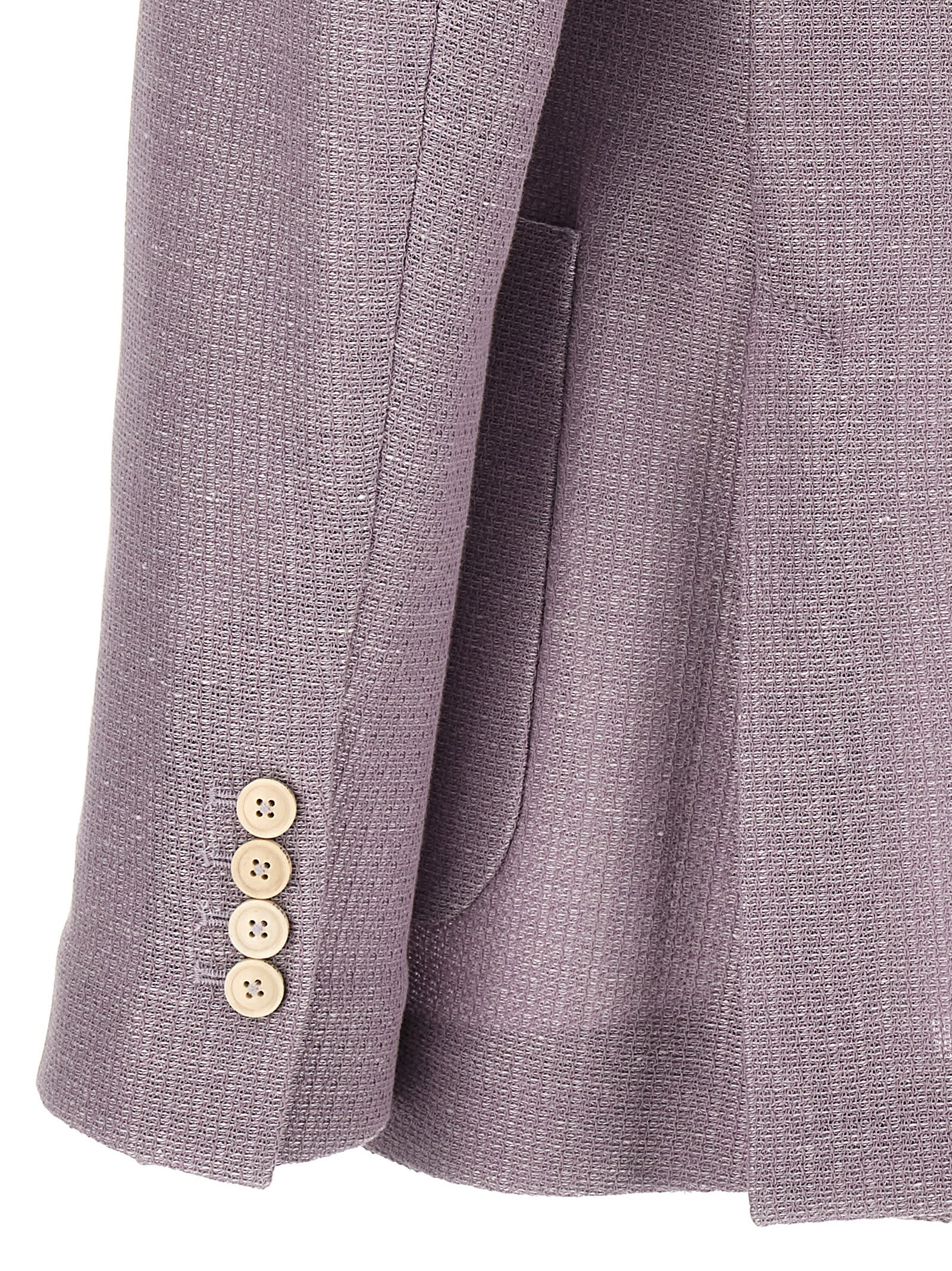 Shop Circolo 1901 Double-breasted Blazer In Purple