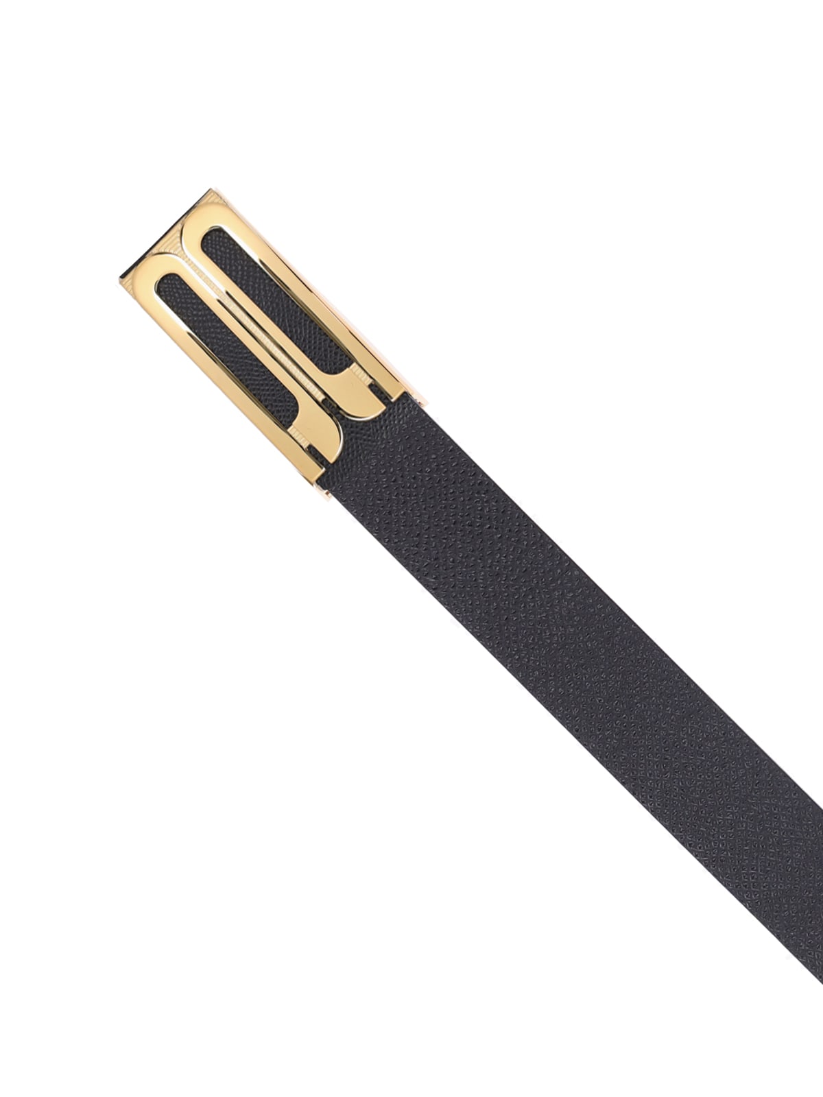 Shop Victoria Beckham Jumbo Frame Belt In Black