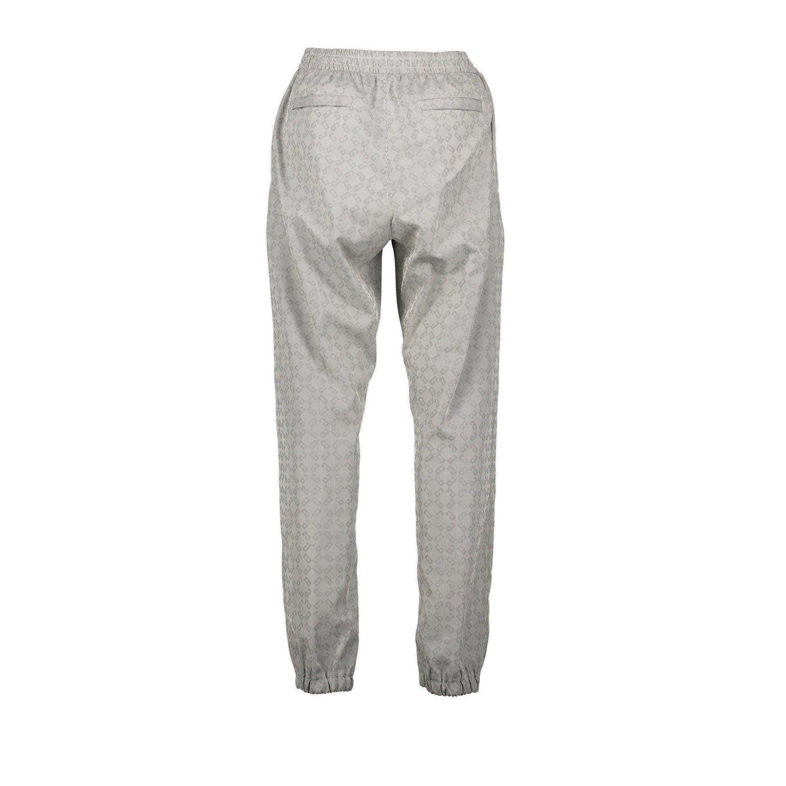 Givenchy Monogrammed Elastic-waist Jogger Pants In Grigio