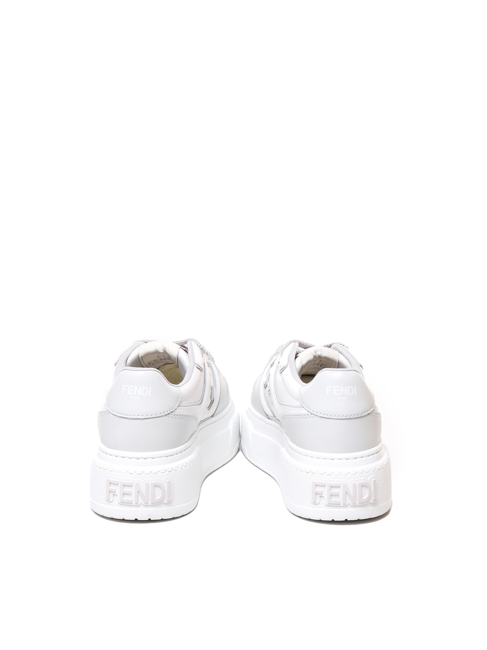 Shop Fendi Sneakers  Match In Pys Grigio