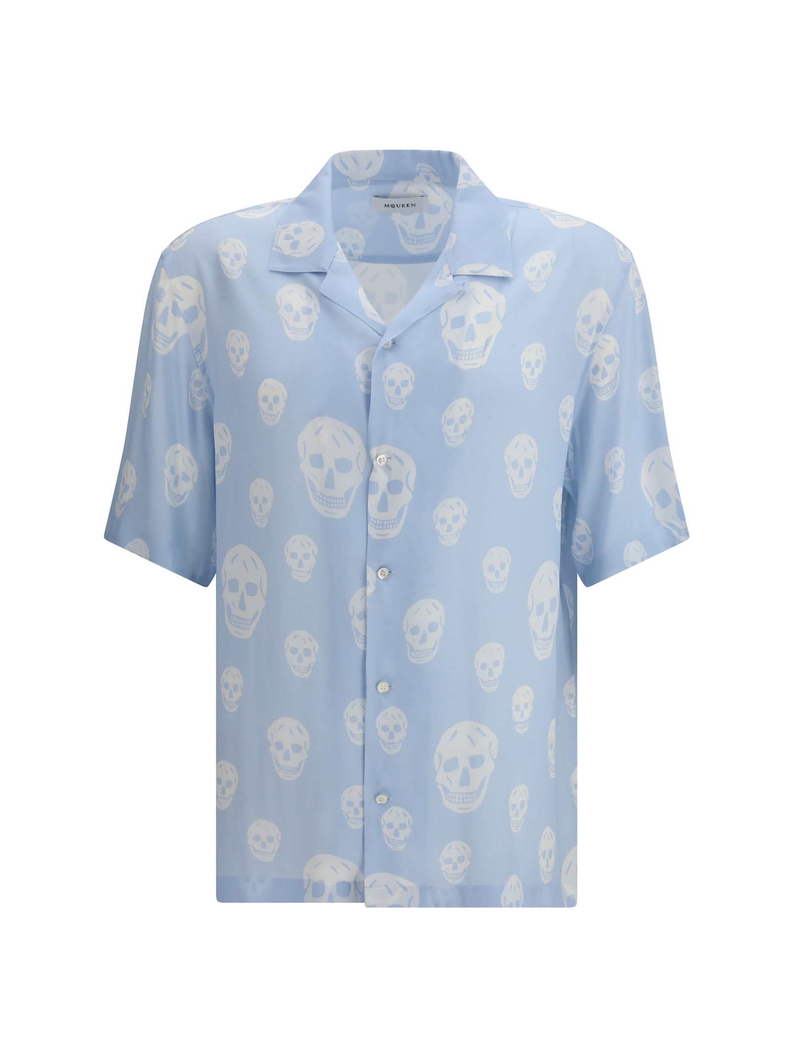 Alexander McQueen Skull-printed Hawaiian Shirt Alexander McQueen Skull-printed Hawaiian Shirt
