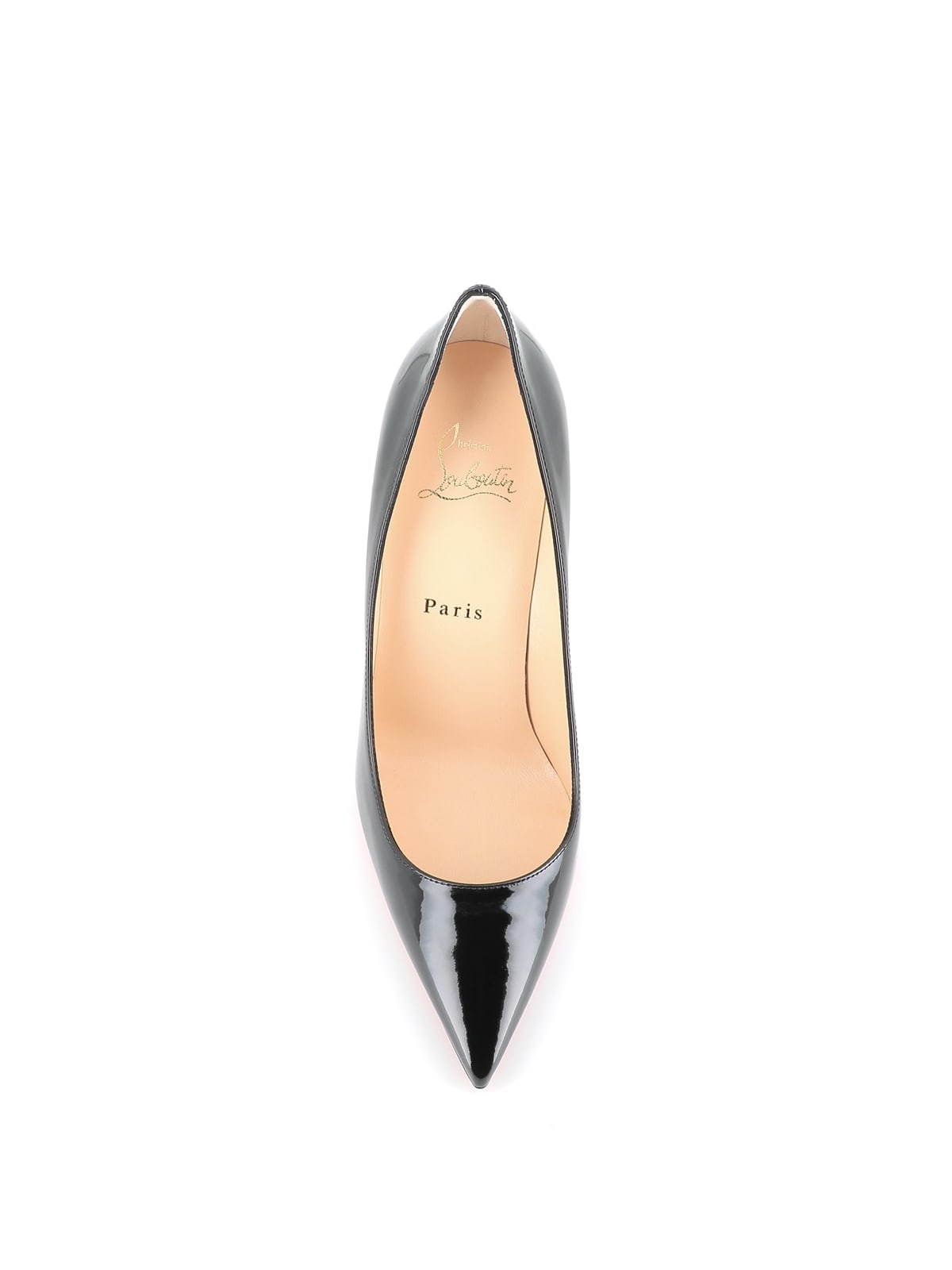Christian Louboutin Women Kate 100 Patent Leather Pumps In Black